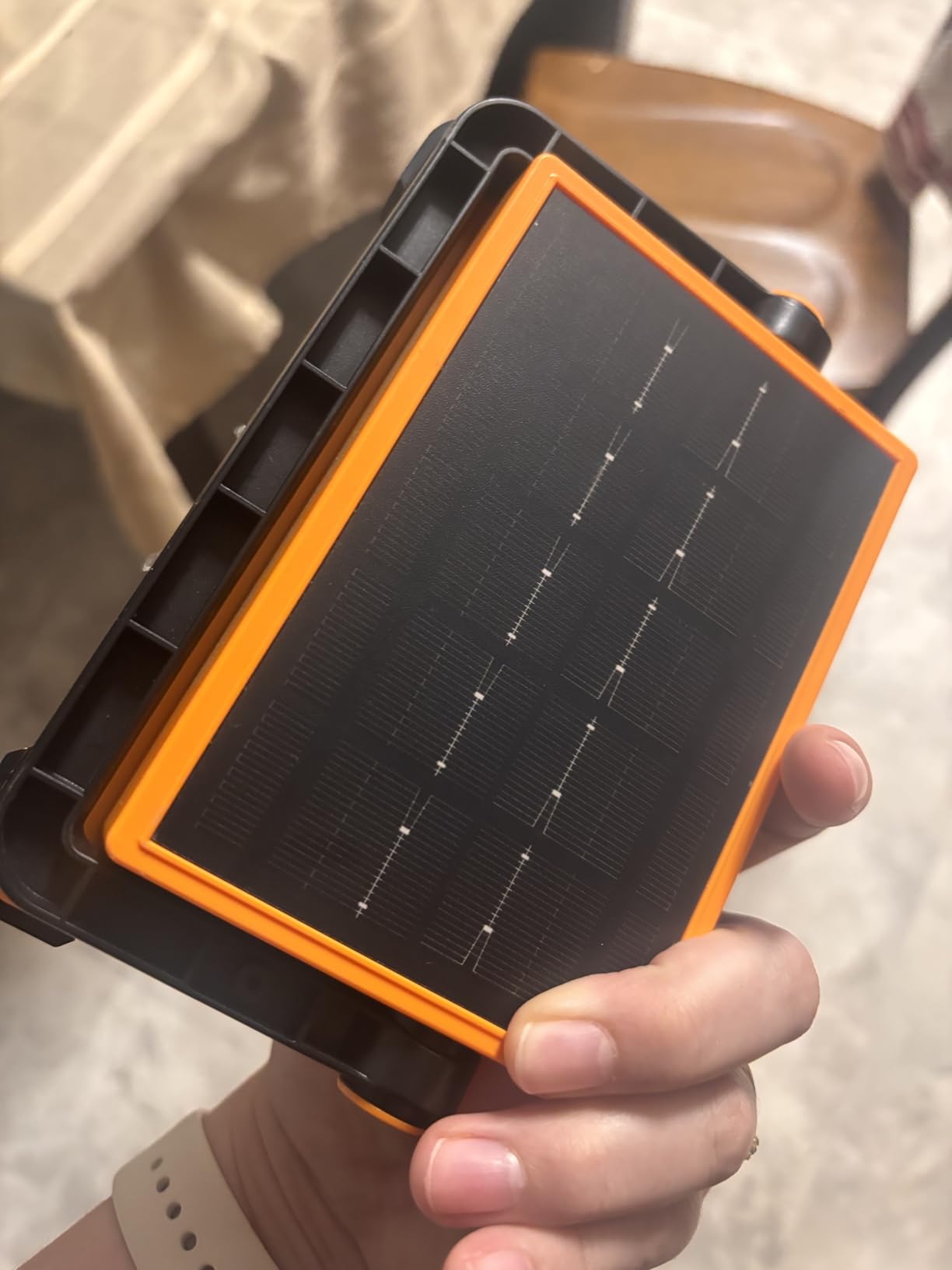 120W Solar Rechargeable 144 LED Work Light, 10000LM Flood Light customer photo 1