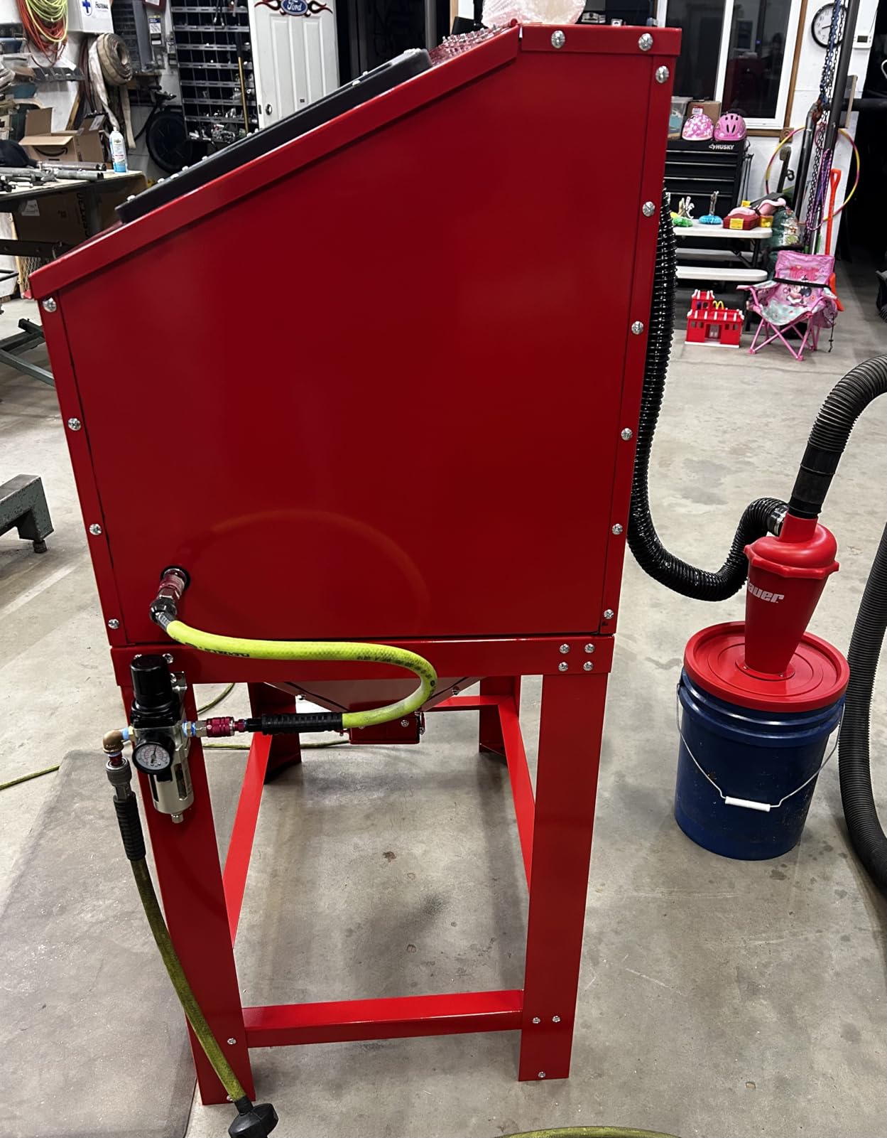 40 Gallon Bench Top Air Sandblasting Cabinet customer photo 2