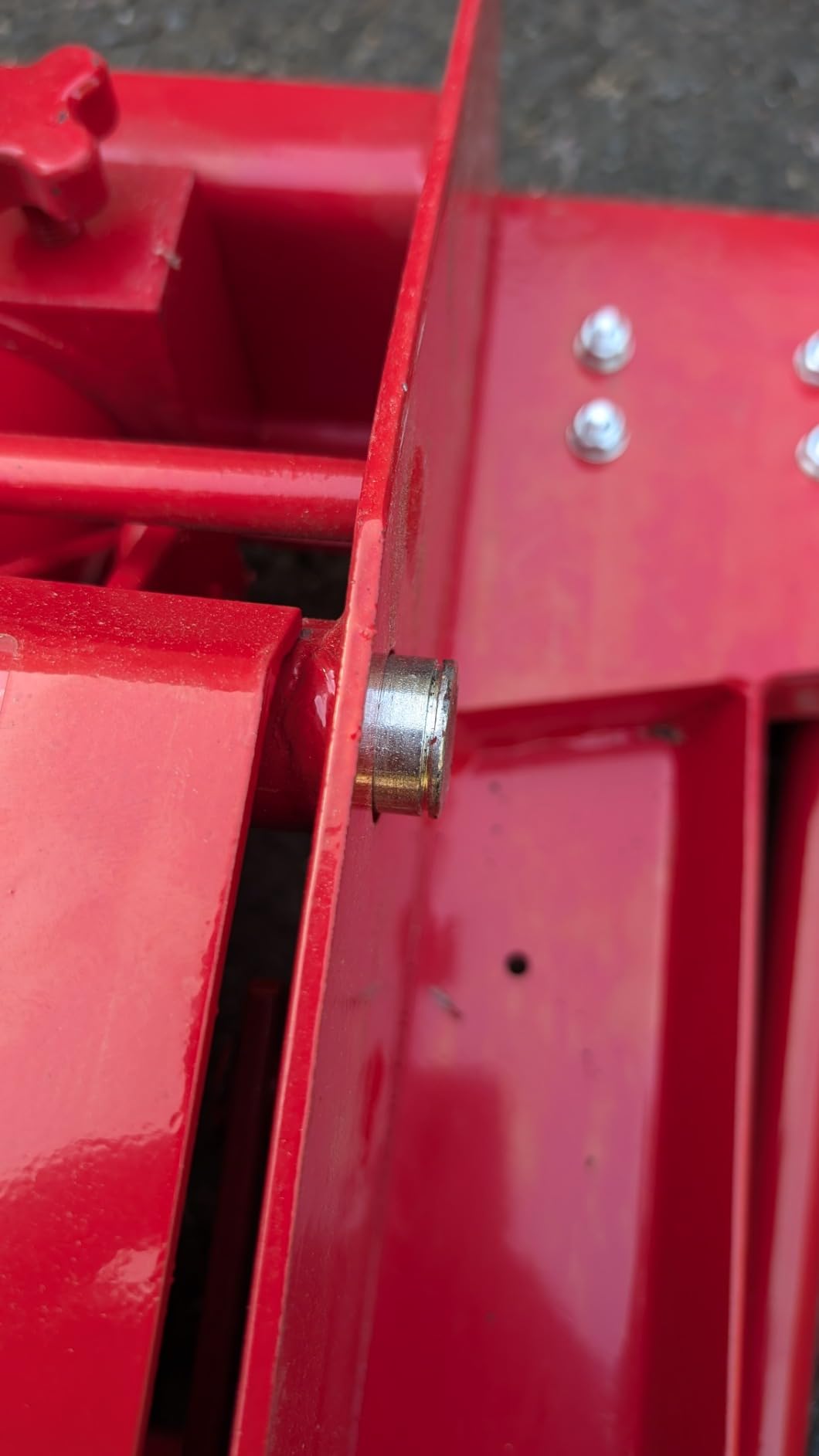TUFFIOM Hydraulic Transmission Service/Floor Jack Lift 1/2 Ton (1,000 lb) Capacity, Low Profile Roll-Under Floor Trolley, Automotive Shop Tool Hoist Lift Lifting Jack, Red customer photo 1