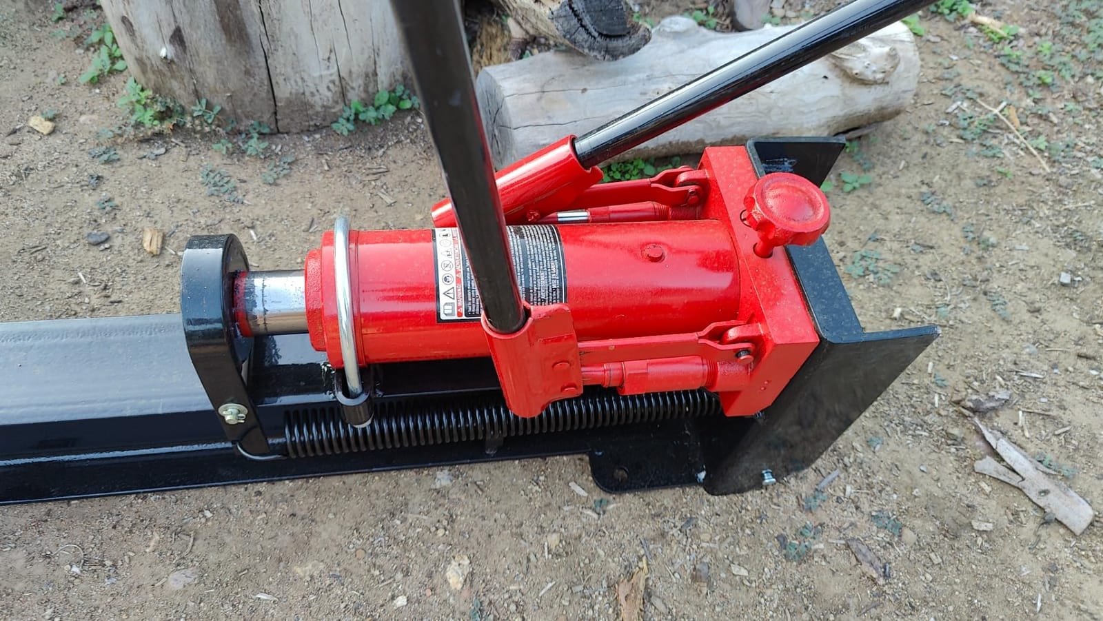 BIG RED Cordless Manual Hydraulic Beam Log Splitter: Manual Wood Splitter customer photo 2