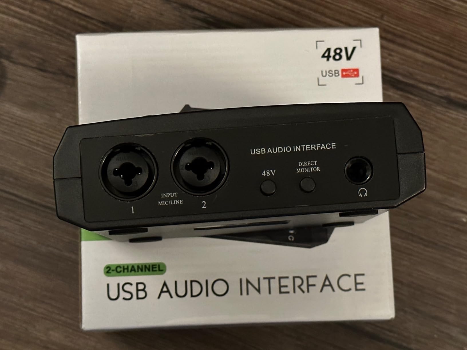 BOMGE mini 2 Channel USB Audio Interface for Recording, Streaming and Podcasting, with XLR/48V Phantom Power,Studio Quality Audio Interface for Guitarist, Vocalist, Podcaster or Producer customer photo 2