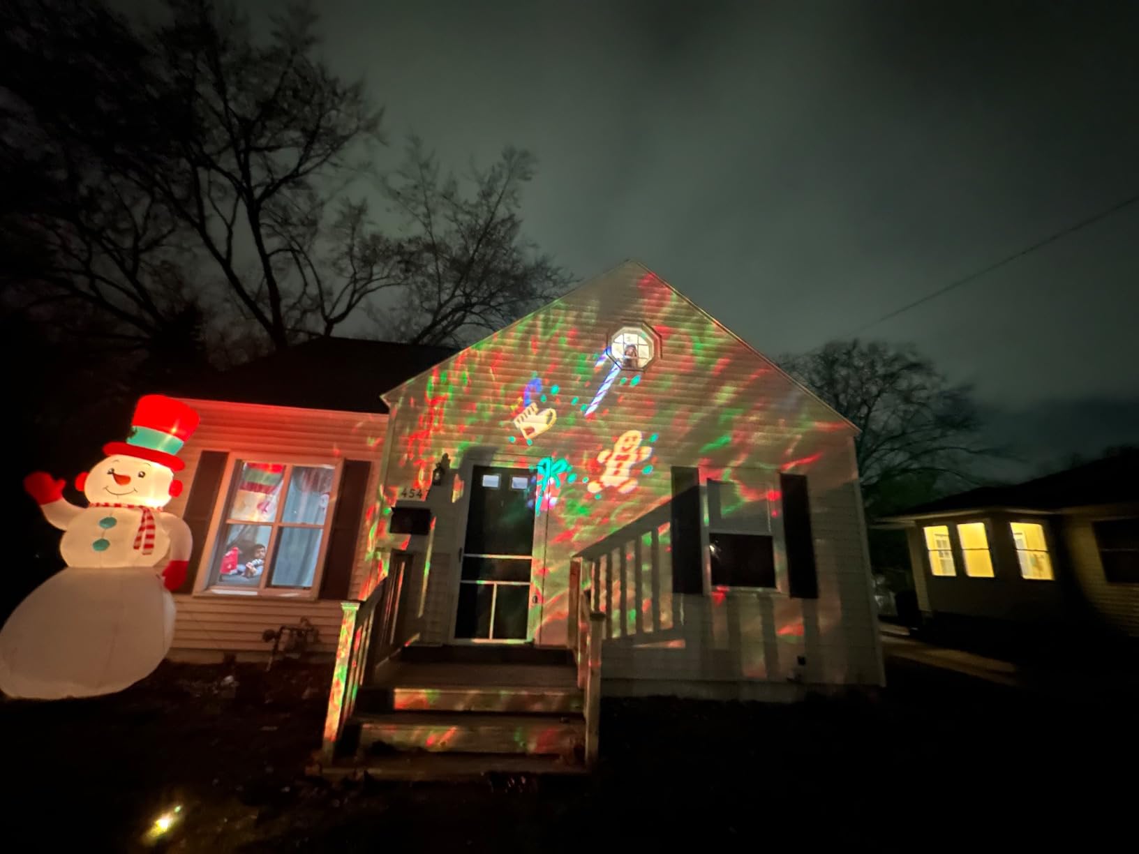 COOLWUFAN Halloween Christmas Projector Lights Outdoor 10 HD Holiday Slides customer photo 1