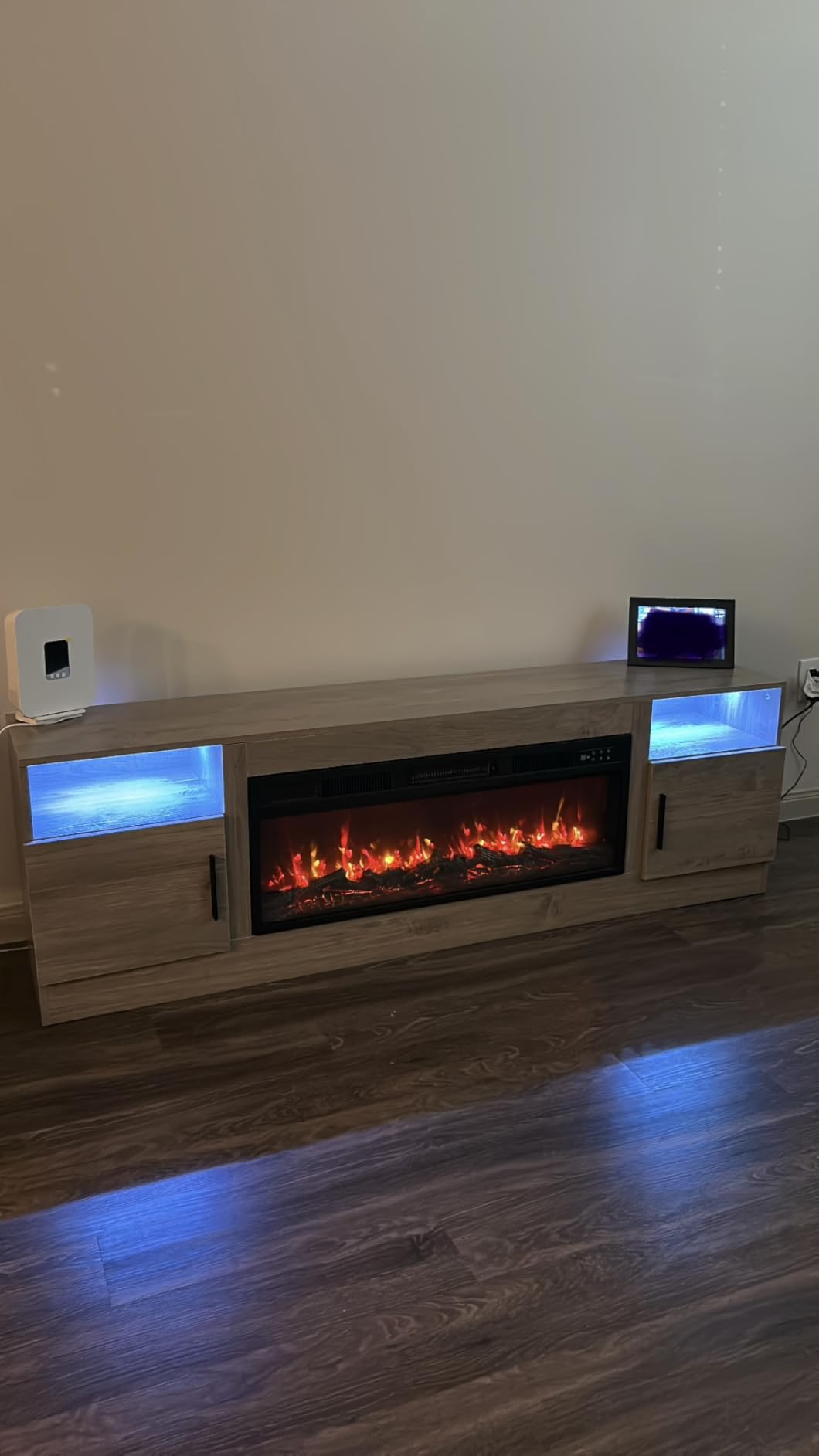 Tavata Fireplace TV Stand Entertainment Center with 36