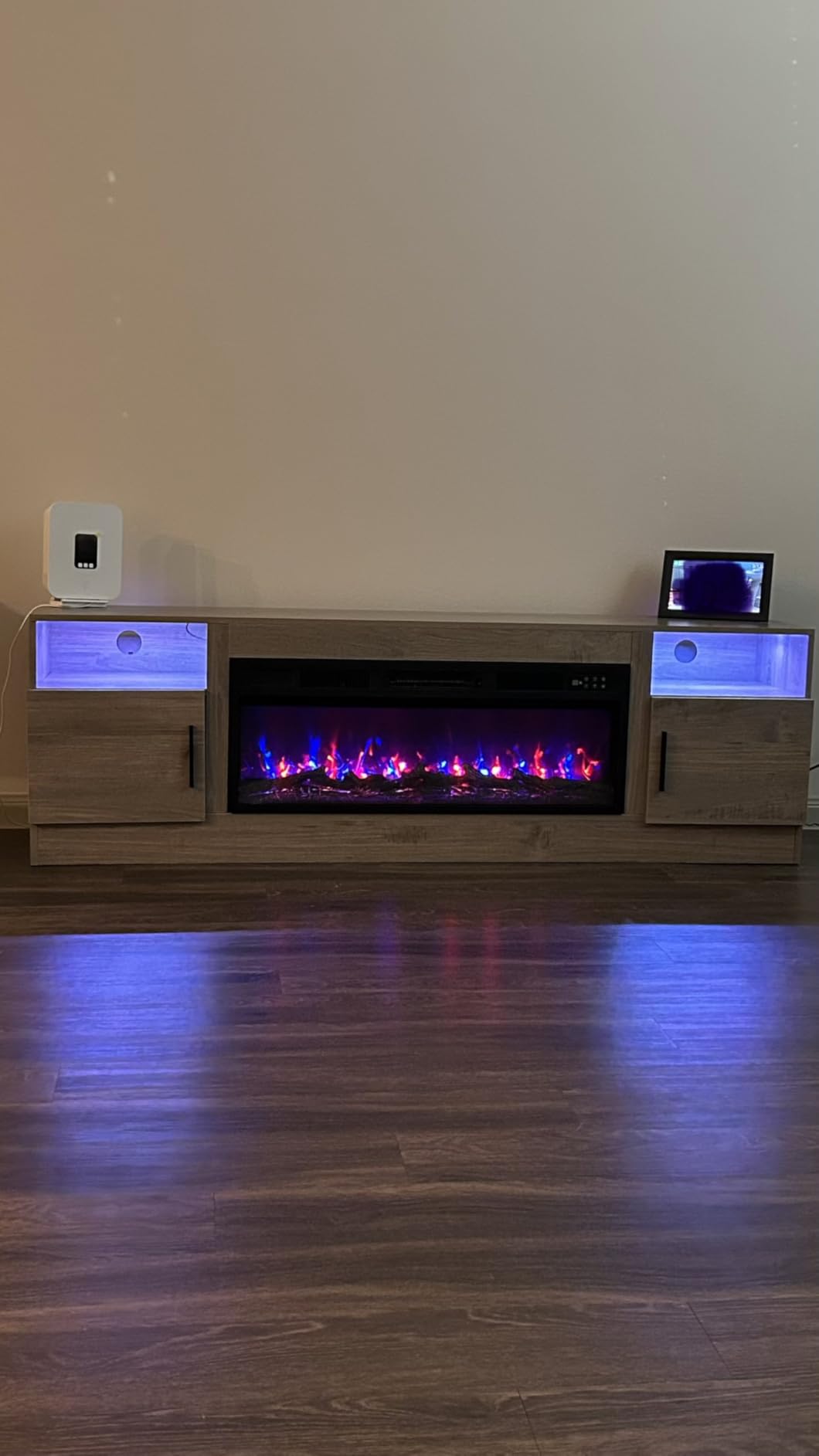 Tavata Fireplace TV Stand Entertainment Center with 36