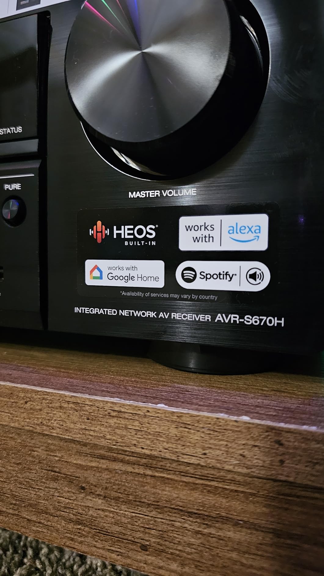 Denon AVR-S670H 5.2 Ch Home Theater Receiver, 8K UHD HDMI Receiver 75W x 5 | Streaming via Built-in HEOS, Bluetooth & Wi-Fi, Dolby TrueHD, Dolby Pro Logic II & DTS HD Surround Sound System for TV customer photo 2