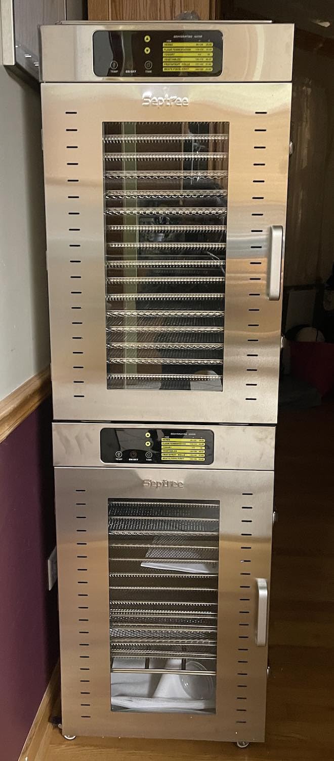 Commercial Food Dehydrator 18 Trays, 2000W Large Capacity 34.42ft² Food Dryer Machine for Jerky, Meat, Fruit, Herbs, Full Stainless Steel Industrial Dehydrater Biltong Maker customer photo 2