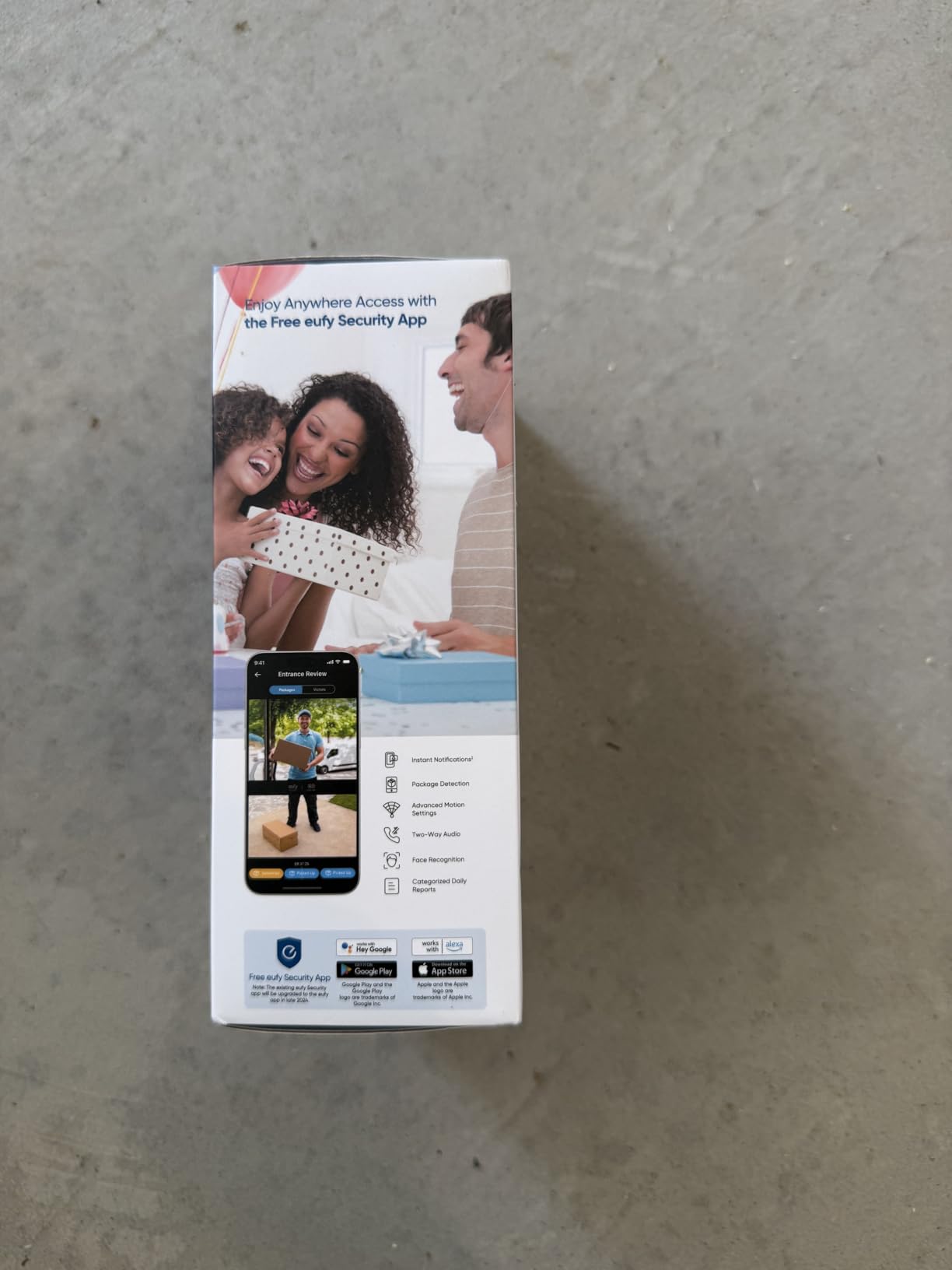 Video Doorbell E340, Dual Cameras, 2K FHD | No subscription, head-to-toe view, wireless or wired, color night vision, two-way talk, AI motion/package detection, 8GB customer photo 2