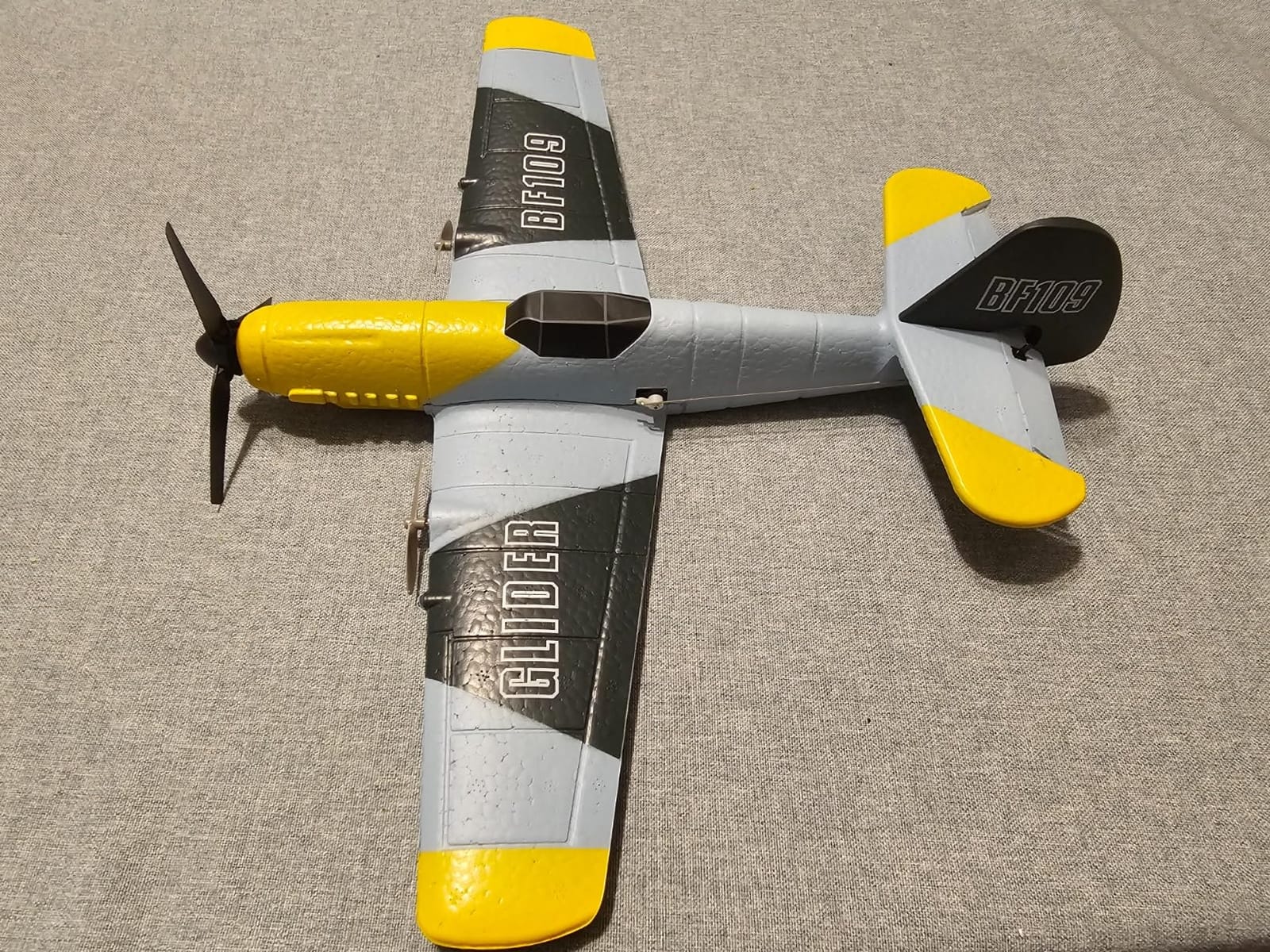 DEERC RC Plane 3 Channel BF-109 Remote Control Airplane Fighter RTF Toys customer photo 1