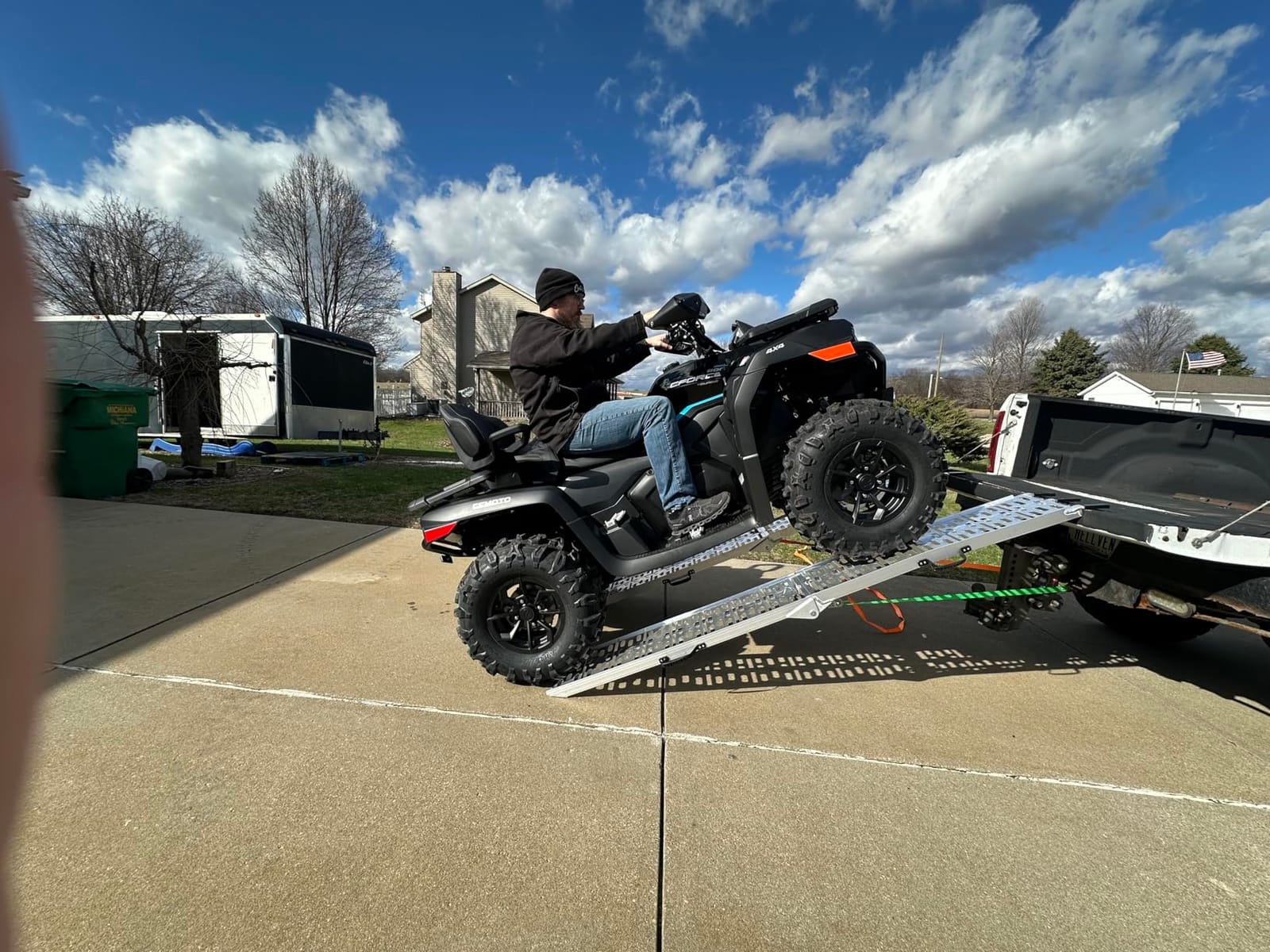Loading Ramps for Pickup Trucks, 7.5 ft Aluminum ATV Ramps, 2 Pack customer photo 1