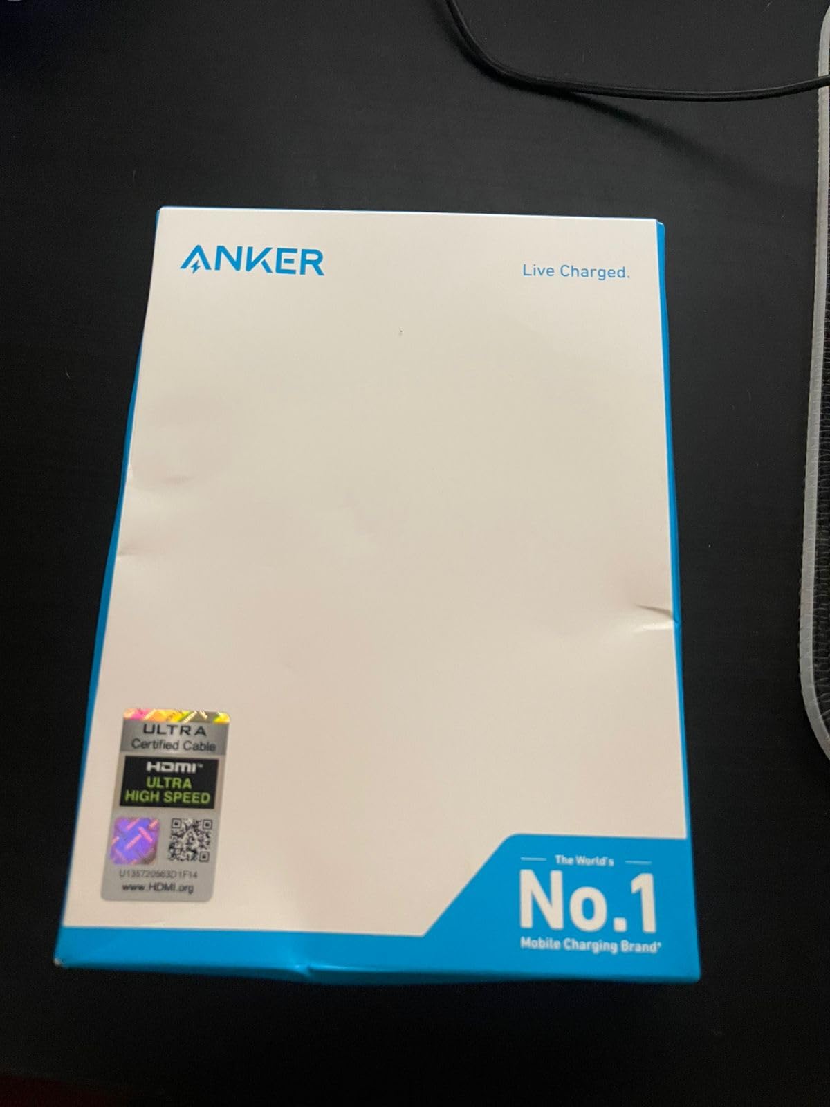 Anker HDMI Cable, Ultra HD HDMI to HDMI Cable with 8K@60Hz and 4K@120Hz | HDMI Cord 48 Gbps Certified Ultra High-Speed, Compatible with PlayStation 5, Xbox, Samsung TVs and More, 6ft customer photo 2