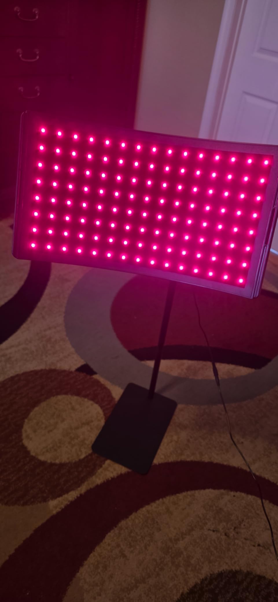 Red Light Therapy for Face and Body, Red Infrared Light Therapy Lamp with Stand Led 660nm Red Light-Therapy& 850nm Infrared Light Device for Body customer photo 1