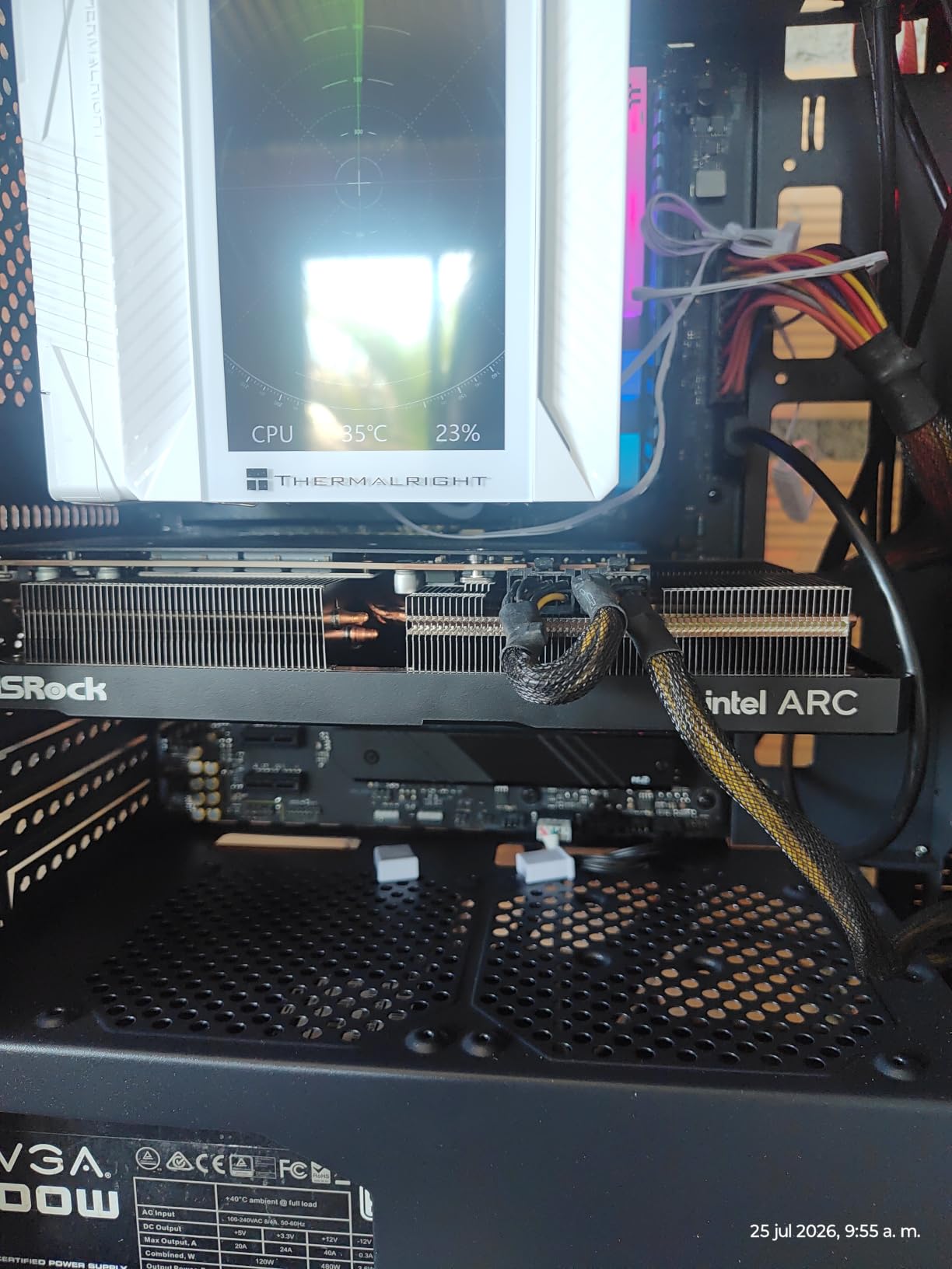 ASRock Intel Arc A580 Challenger 8GB OC Graphics Card customer photo 1