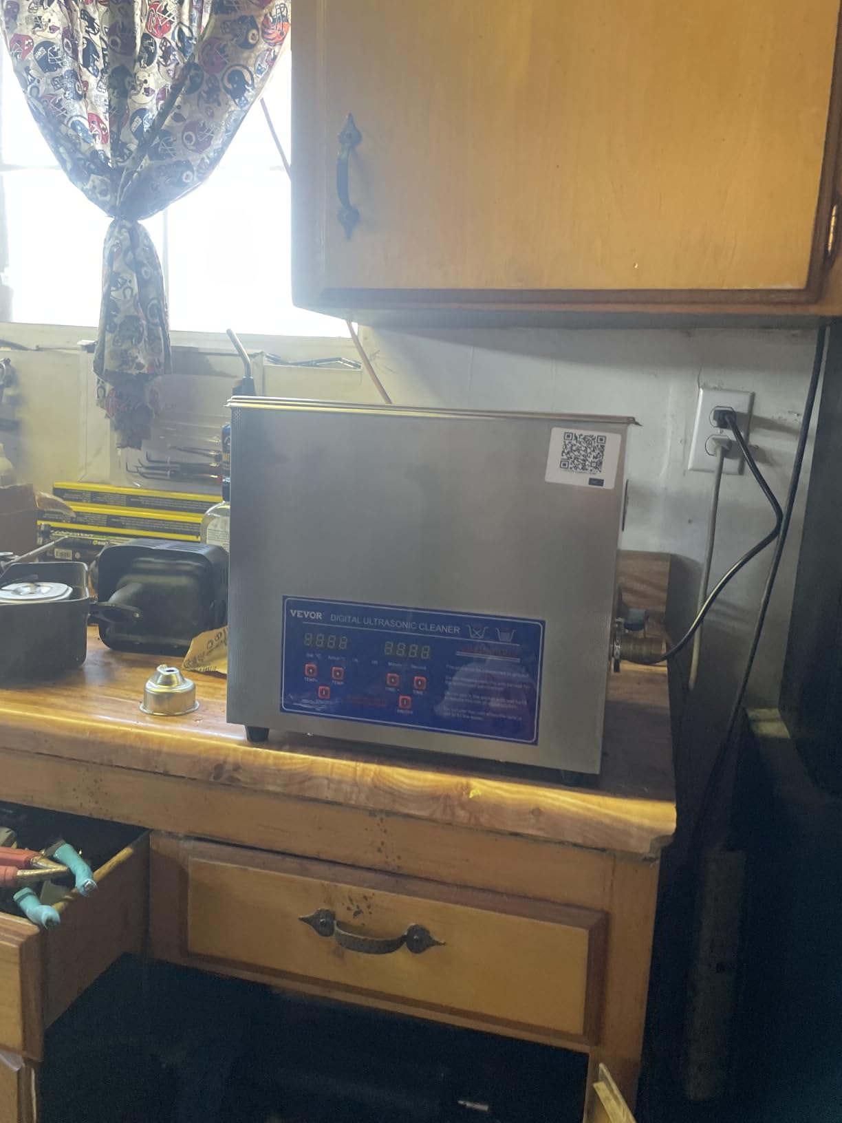 VEVOR 22L Industrial Sonic Cleaner with Digital Timer&Heater 40kHz Professional Sonic Cleaner 110V with Excellent Cleaning Effect for Wrench Tools Industrial Parts Mental Apparatus customer photo 2