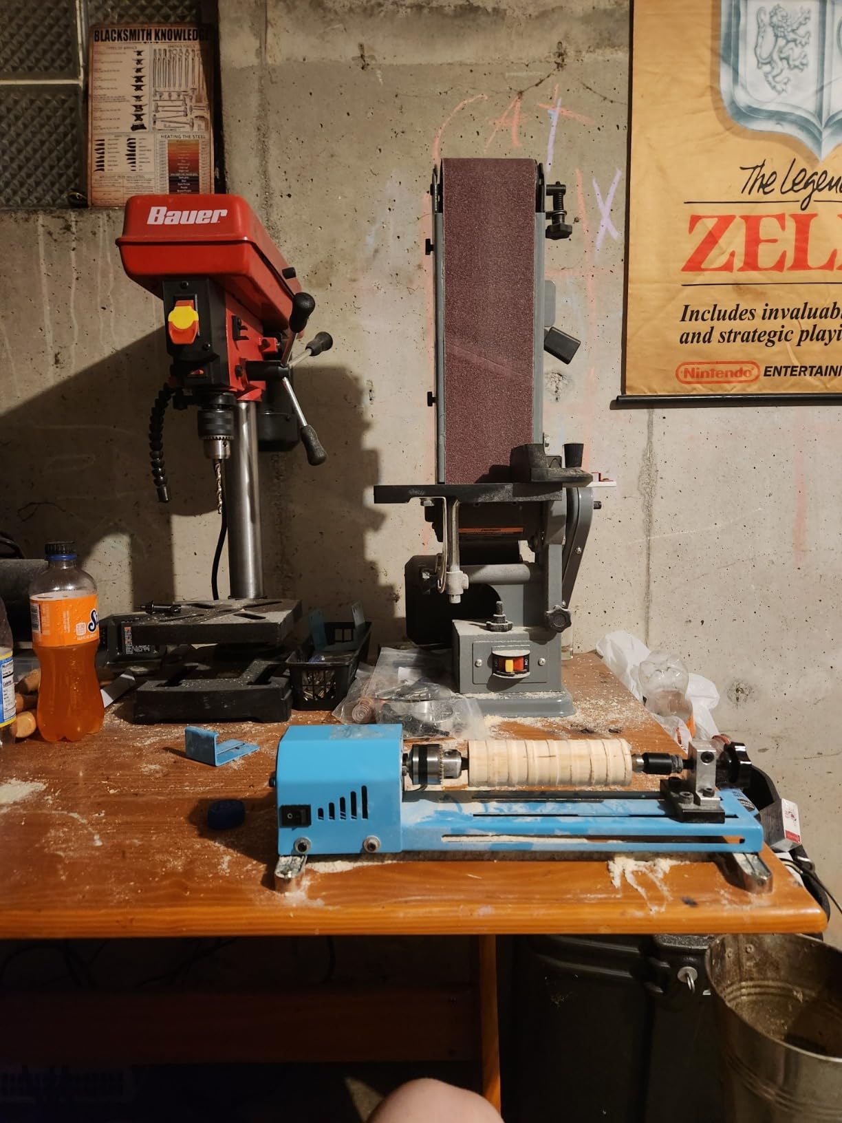 Mini Wood Lathe Machine Multi-Purpose Upgraded And Lengthened Processing Diameter 11inch Support Turning Cutting Sanding Polishing Wood, Professional Customized Tool Accessories customer photo 2