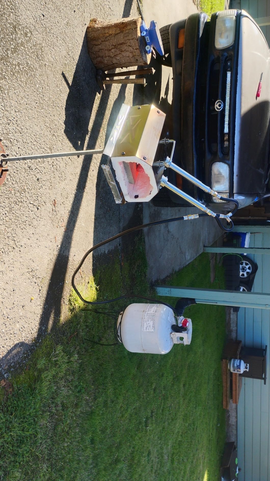 Nelyrho 1 Burner Propane Blacksmith Forge Kit customer photo 1