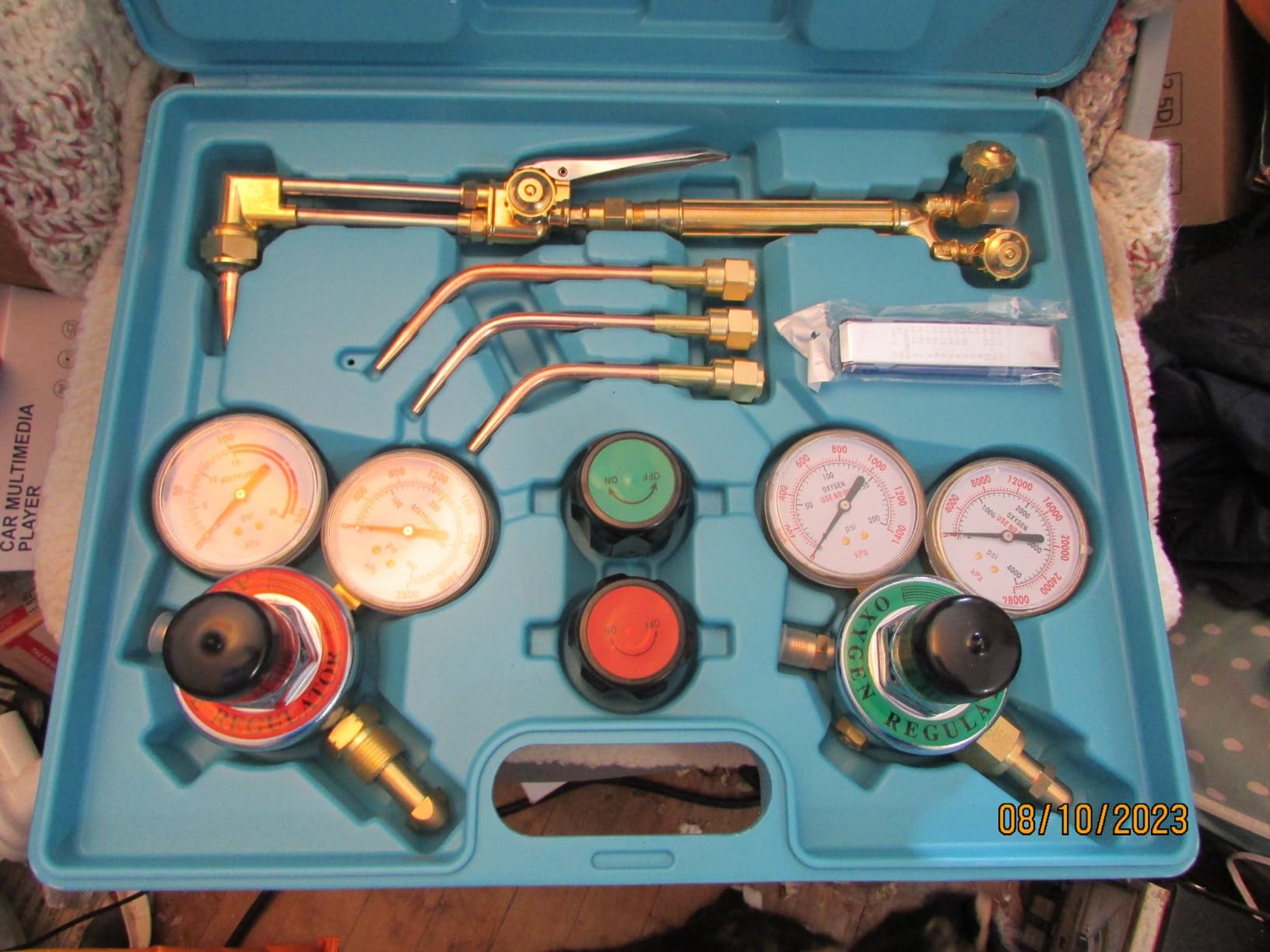RX WELD Medium Duty Oxy Acetylene Cutting Torch Kit with Check Valves customer photo 2