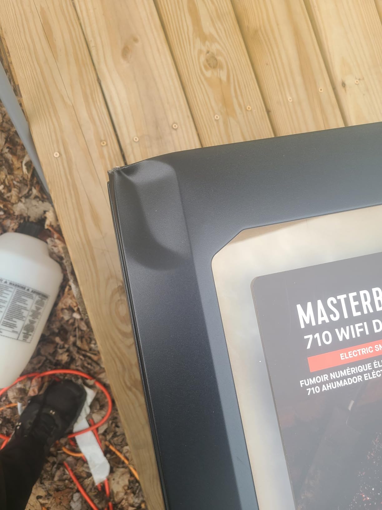 Masterbuilt®710 WiFi Digital Smoker, Vertical Design, 711 Cooking Sq. Inches, 4 Chrome Coated Smoking Racks, Wood Chip Loader, Electric Fuel Source to Plug in and Start Cooking, Black Model MB20070924 customer photo 1