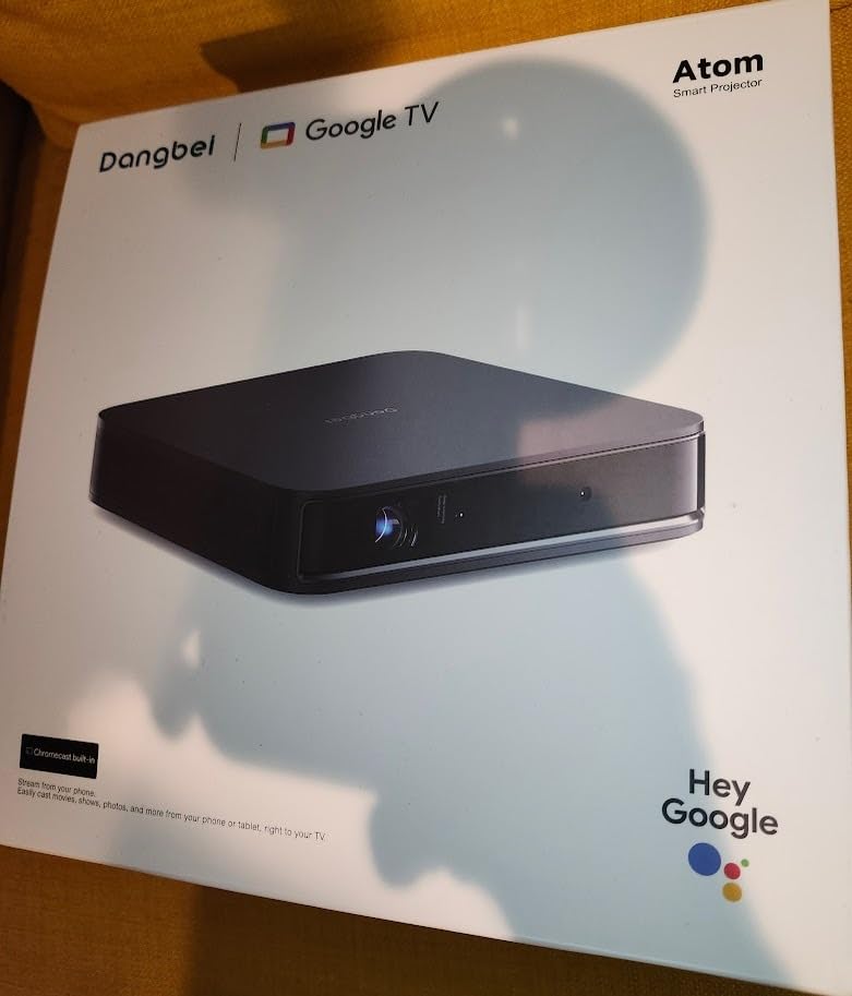 Dangbei Atom Portable Laser Projector, Google TV with Official Netflix, 1200 ISO Lumens customer photo 2
