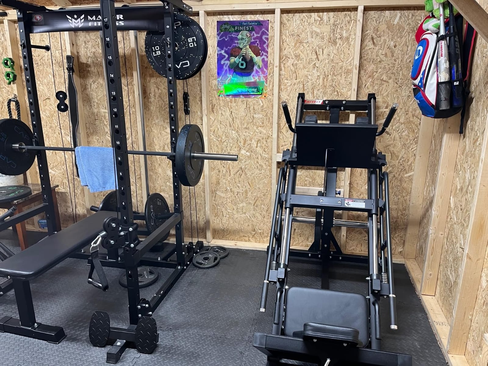 RitFit Leg Press Hack Squat Machine with Linear Bearing, 1200LB Capacity customer photo 1
