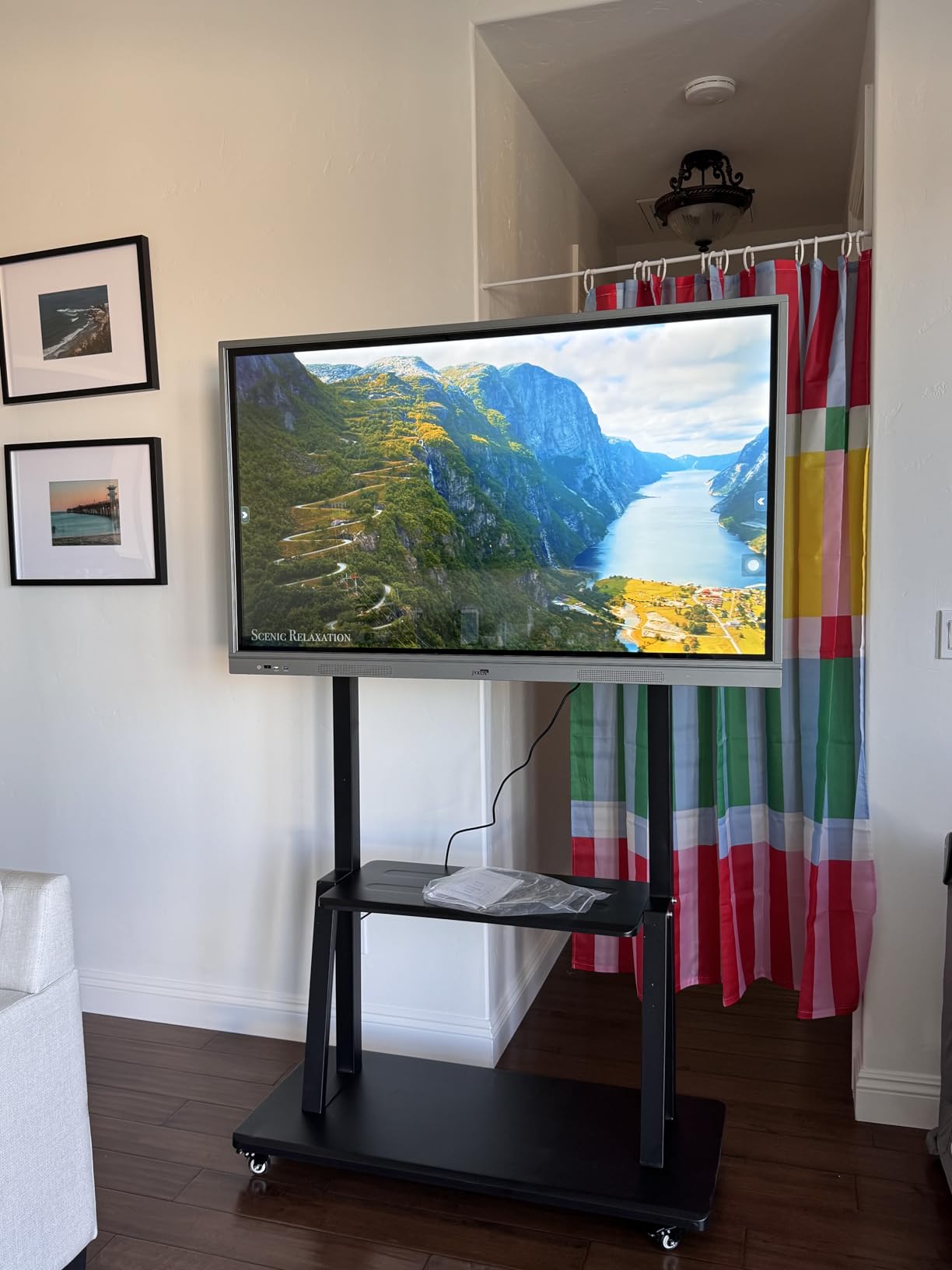 75'' Smart Board, 4K UHD Interactive Whiteboard for Office | 20-Point Multi-Touch, Android 11.0/Windows Dual, Wireless Screen Mirroring, 4K UHD, for Hybrid/Remote Meetings customer photo 2