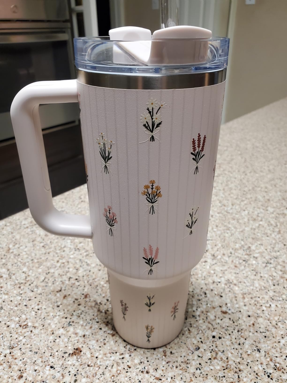 STANLEY Quencher H2.0 Tumbler with Handle and Straw 30 oz | Flowstate 3-Position Lid | Cup Holder Compatible for Travel | Insulated Stainless Steel Cup | BPA-Free | Rose Quartz 2.0 customer photo 2