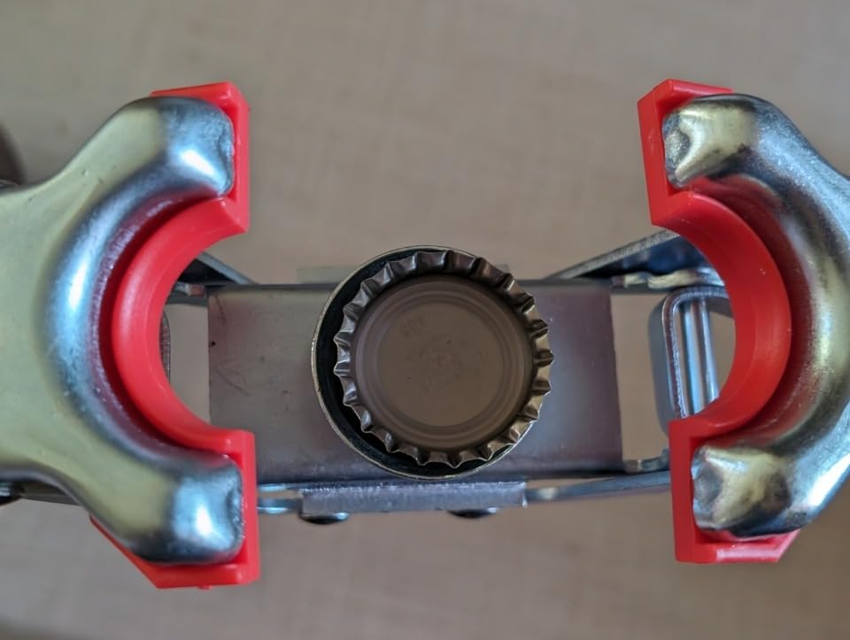 Manual Beer Bottle Capper Tool with 150 count Beer Bottle Caps,26mm Beer Corking Machine for Home Brewing(Crown Cap WN005) customer photo 2