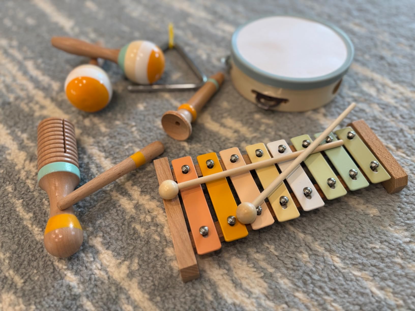 Baby Musical Instruments-Montessori Wooden Toys for Toddlers customer photo 2