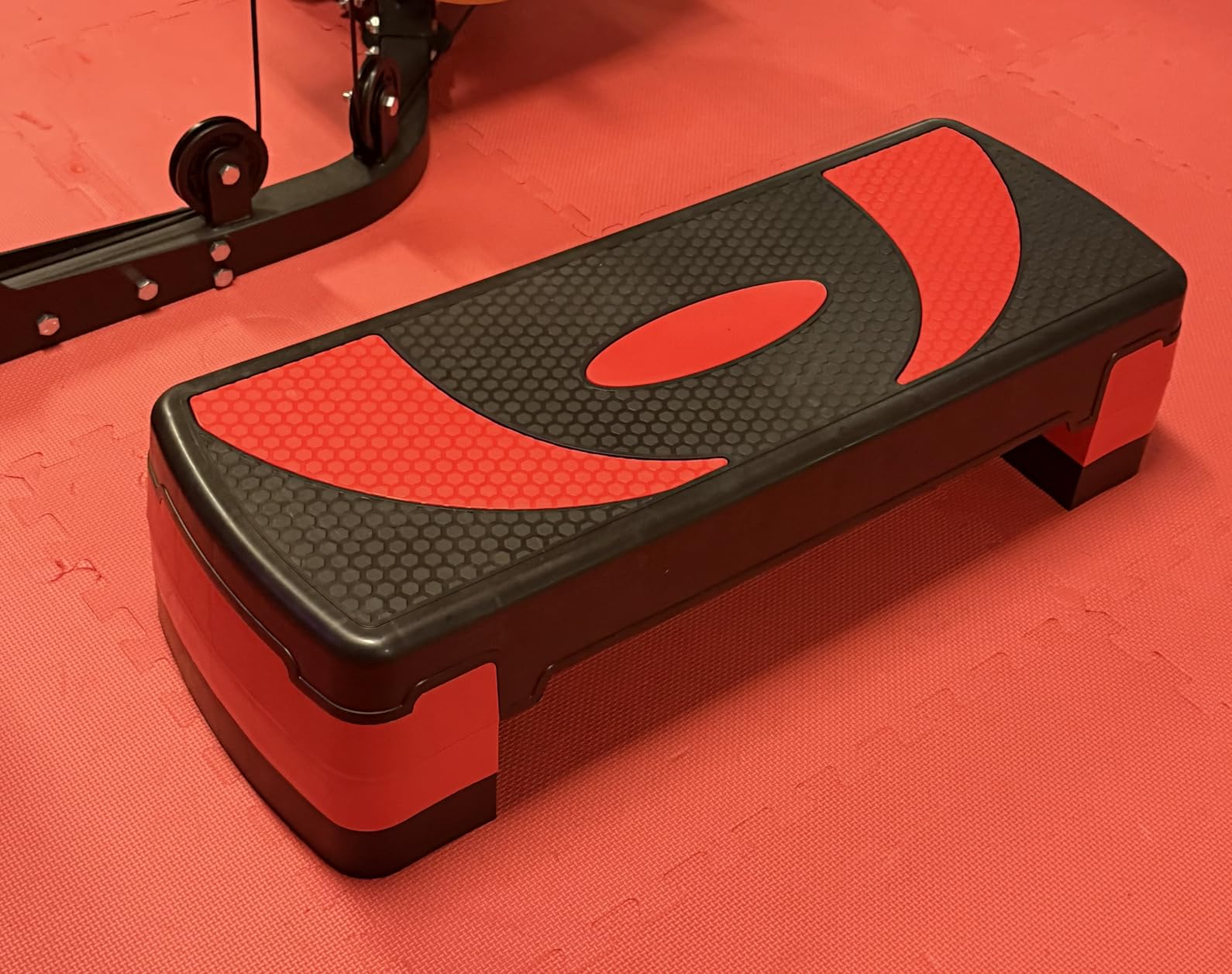 BalanceFrom 31-inch Aerobic Step Platform Trainer with 3 Adjustable Risers customer photo 2