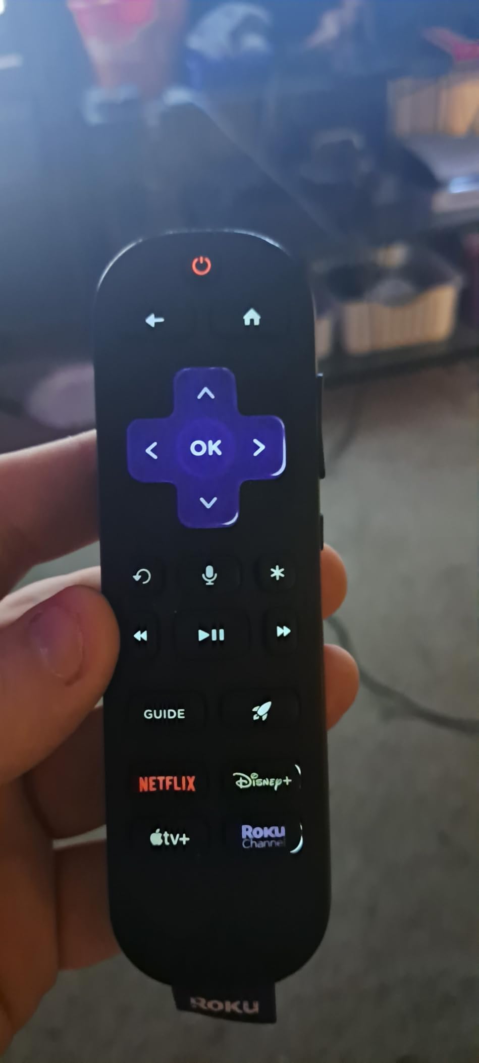 Roku Voice Remote Pro (2nd Ed.), TV Remote Control with Backlit Buttons | Hands-free Voice Controls, Rechargeable, & Lost Remote Finder - Replacement Compatible with All Roku TV, Players & Audio customer photo 1