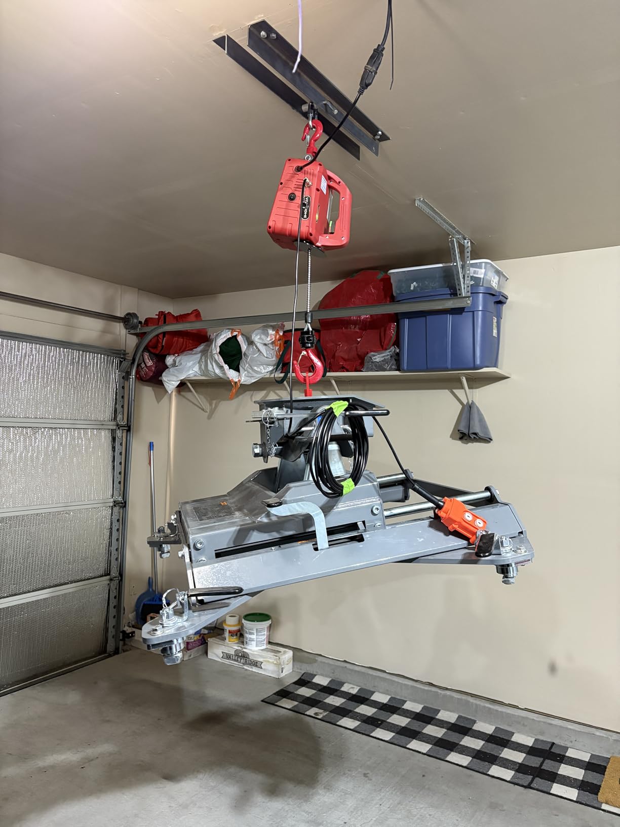 VIVOHOME 3-in-1 Electric Hoist Winch 1540lbs, 40ft Lifting Height for Towing customer photo 1