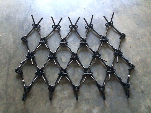 Field Tuff 6 by 4 Foot Tow Behind Heavy Duty Drag Harrow with Powder Coat Paint Finish for Patio, Garden, and Lawn Tractor Attachments, Black customer photo 1