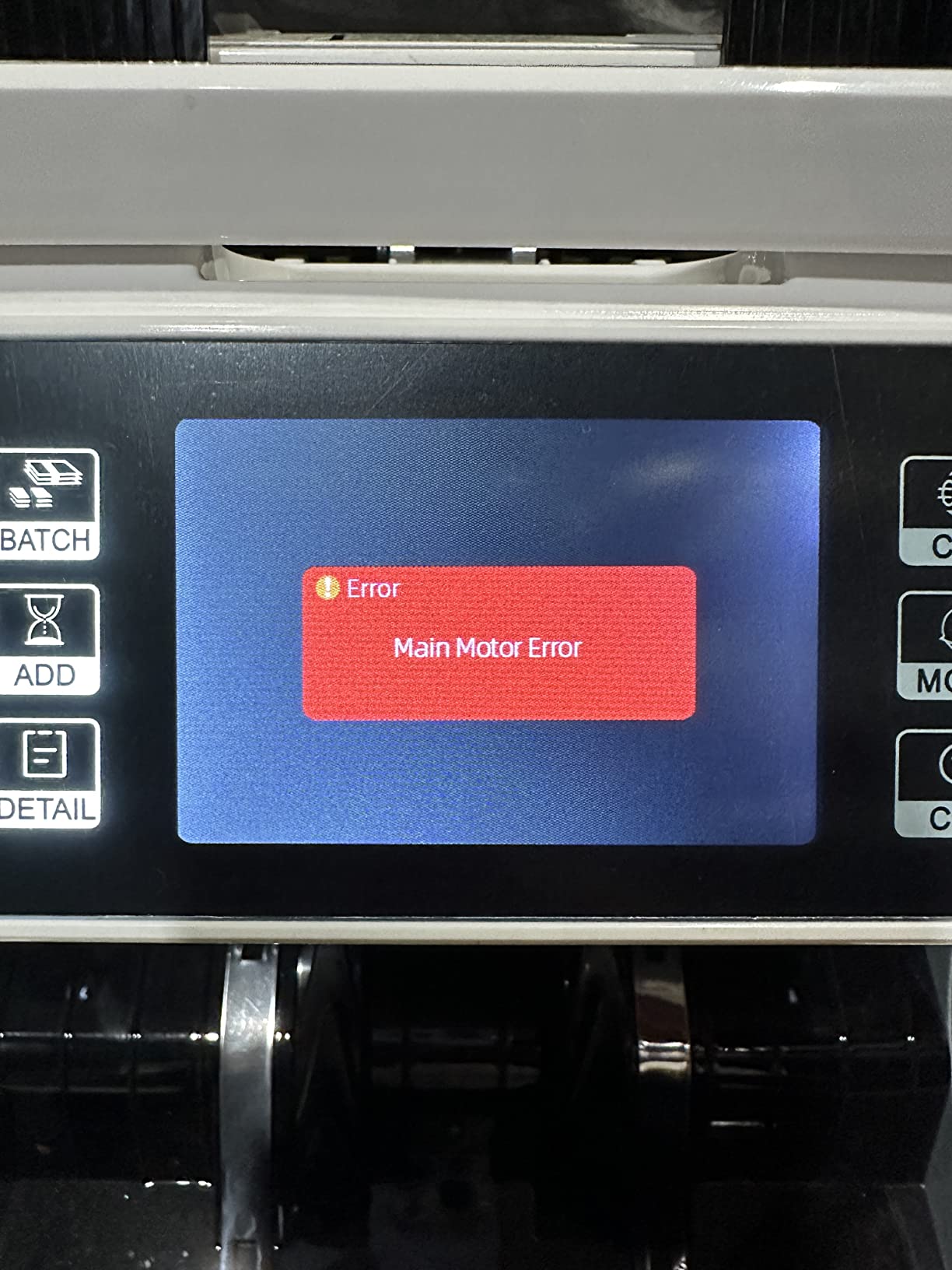 MUNBYN IMC01 Bank Grade Money Counter Machine Mixed Denomination, 2CIS/UV/IR/MG/MT Counterfeit Detection, Serial Number, MUL Currency Cash Counter, Printer Compatible, 2Y Manufacturer (Silver) customer photo 2