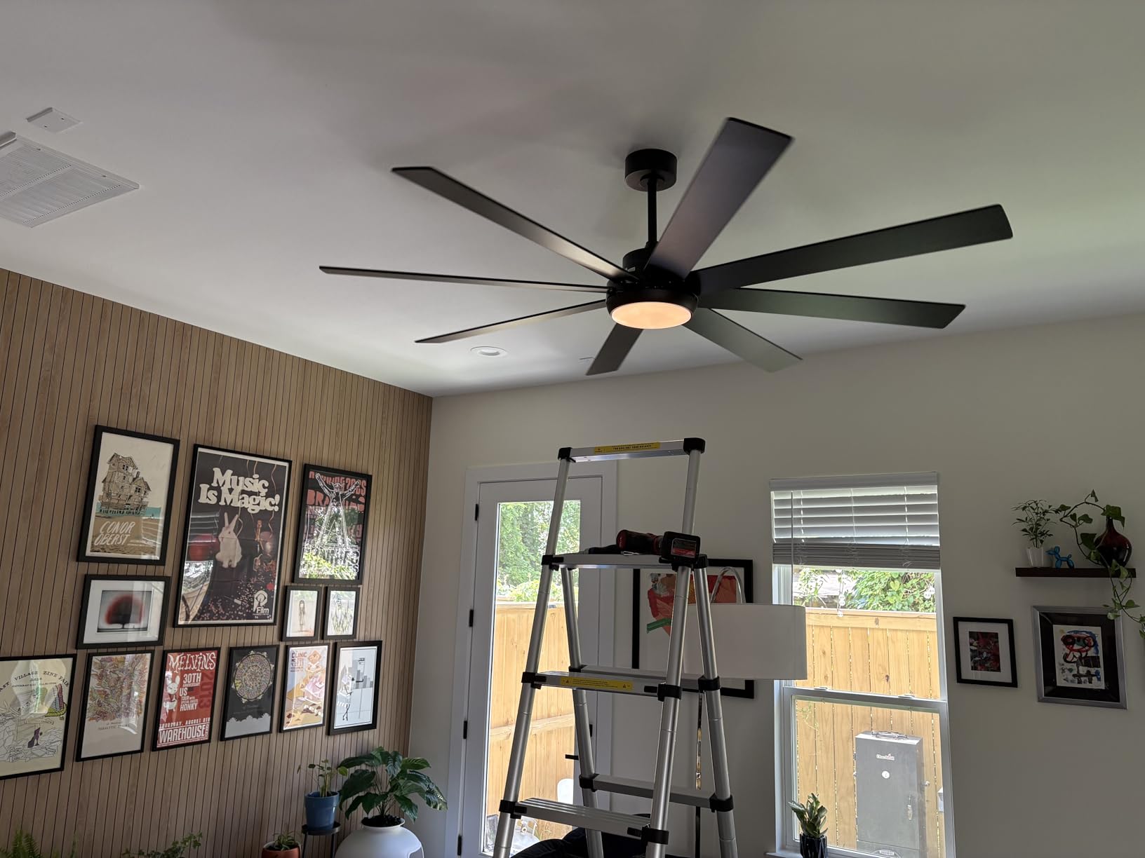 addlon 52 Inch Ceiling Fans with Lights and Remote Control, Wall Switch customer photo 2
