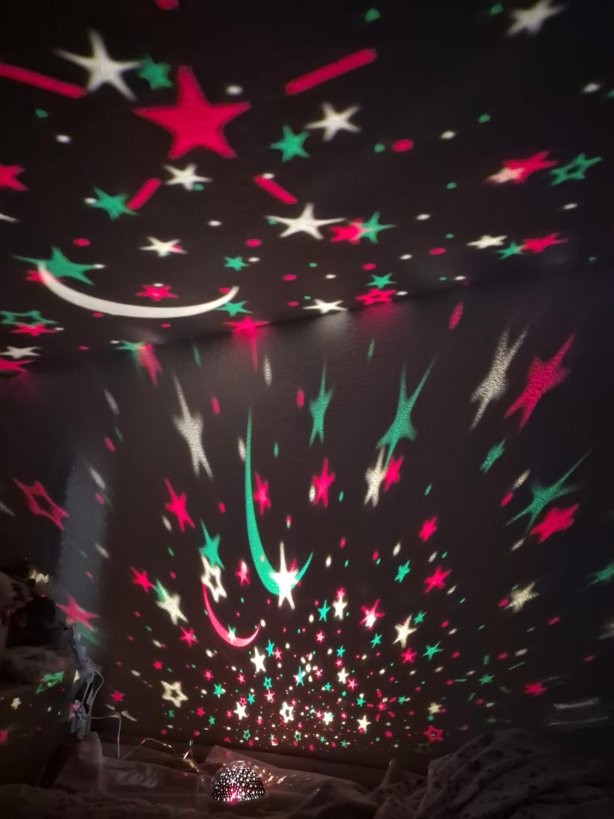 Night Light for Kids, 93 Lighting+3 Films Star Projector, Gift for 3-5 | with Remote Control, Dimmable, 1/2/4hrs Timer, Silent Rotation, Stay All Night, for Boys or Girls 2-4, Birthday, for Bedroom customer photo 2