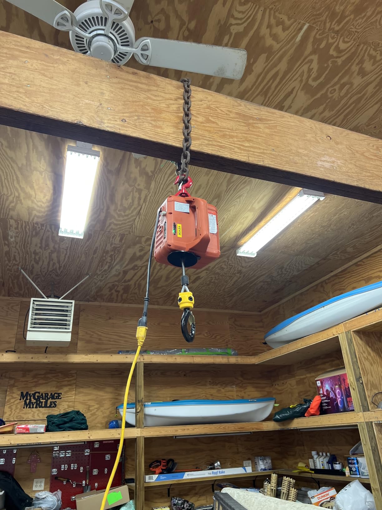 VEVOR 3-in-1 Electric Hoist Winch, 1100lbs 1500W Portable Power Winch Crane, 110V/120V 22.9 ft Lifting Height, 13 ft/min with Manual, Wired and Wireless Remote Control, Overload Protection customer photo 2
