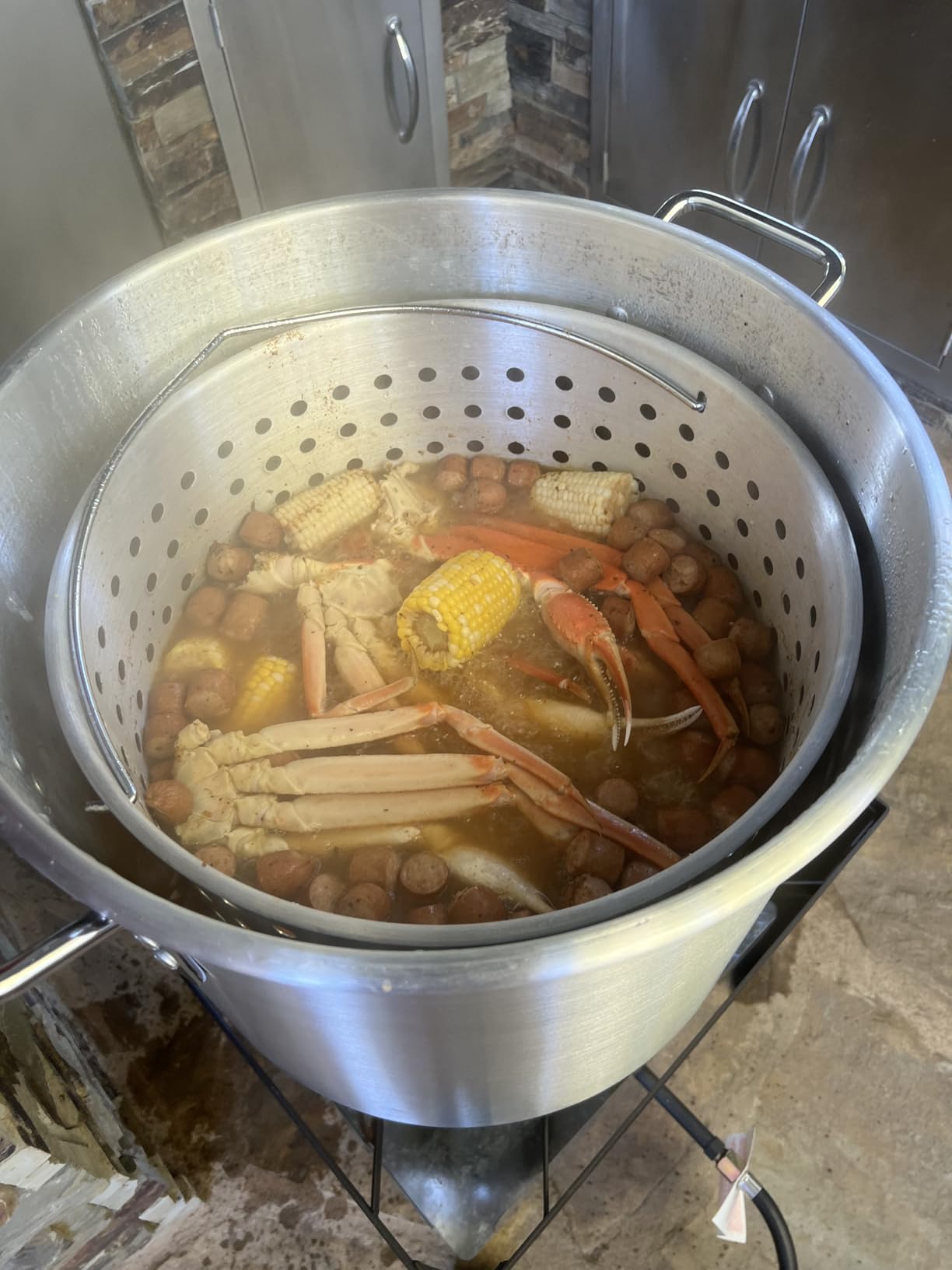 30QT & 10QT Outdoor Fryer | Turkey Fryer | Seafood Boil Pot customer photo 2