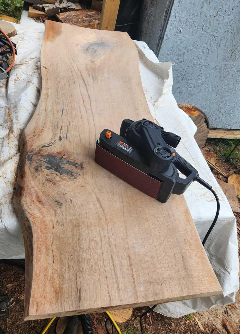 WEN 7.5-Amp 3-by-21-Inch Variable Speed Handheld Portable Belt Sander (HB321V) customer photo 1