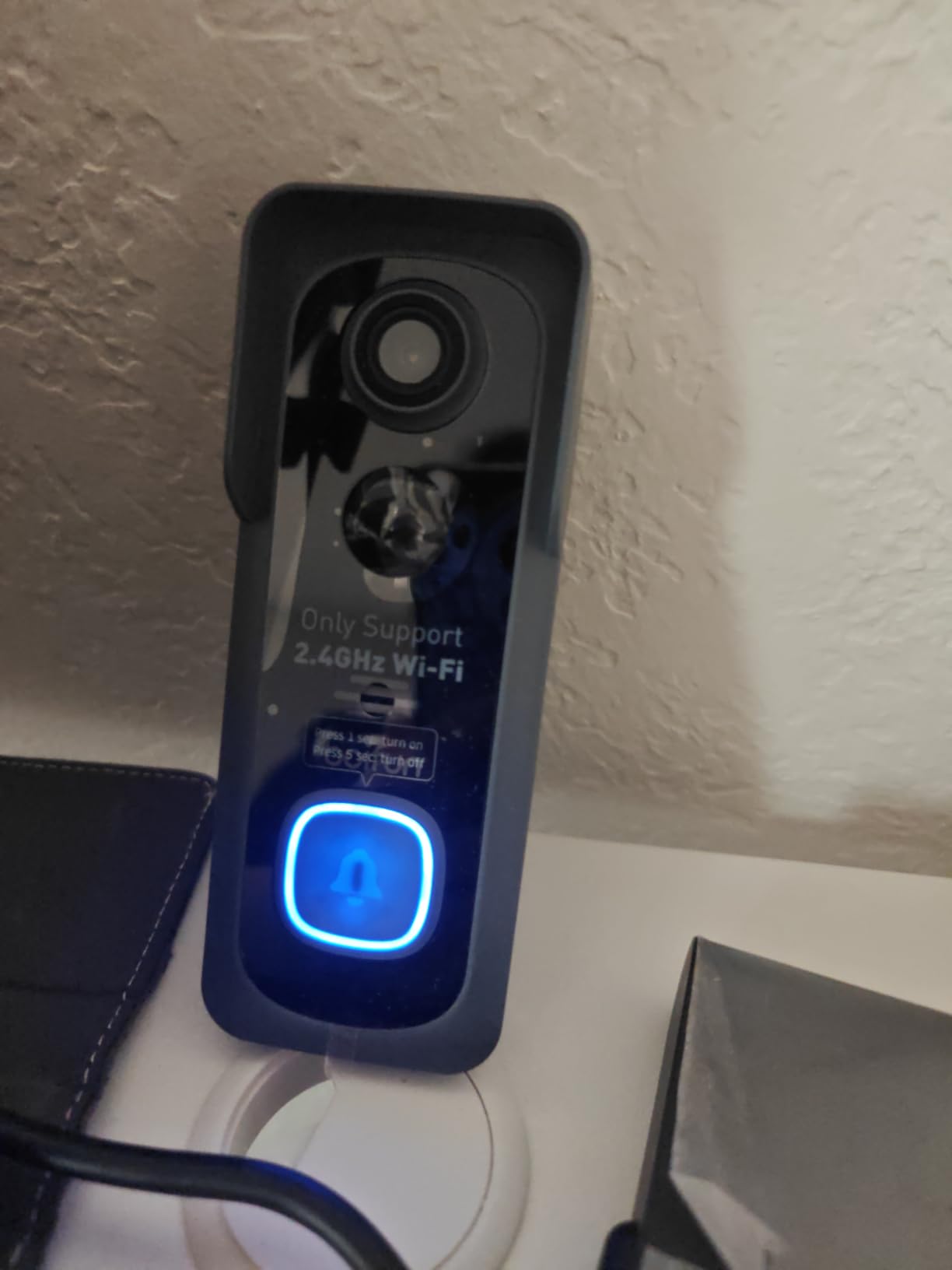 Video Doorbell Camera Wireless - No Subscription Required, 2K HD | 166° Wide View, HDR Night Vision, Motion Alerts, Two-Way Audio & Battery Video Doorbell with Chime, 2.4 GHz Wi-Fi Only customer photo 2