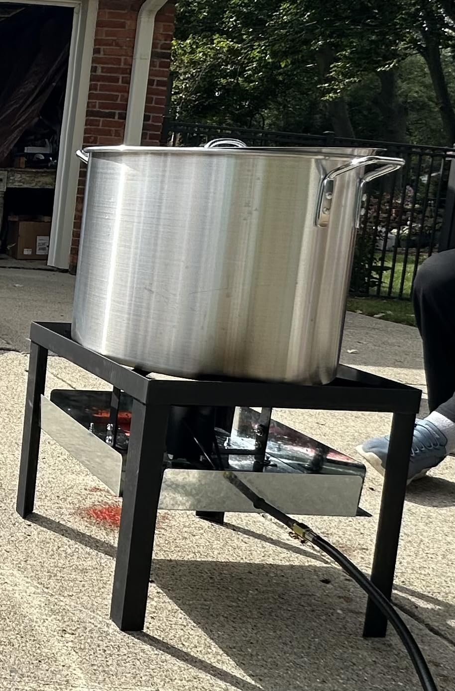 30QT Turkey Fryer & 10QT Fish Fryer Kit, 55,000 BTU Propane Cooker customer photo 1