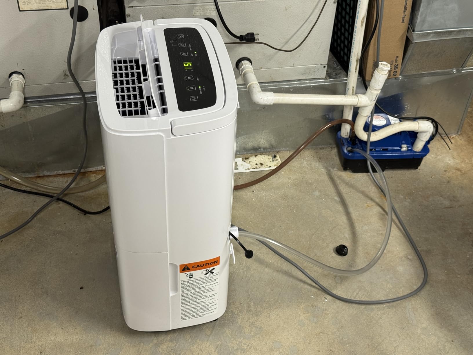 Waykar 150 Pint Commercial Dehumidifier with Pump & Drain Hose for Basement customer photo 2