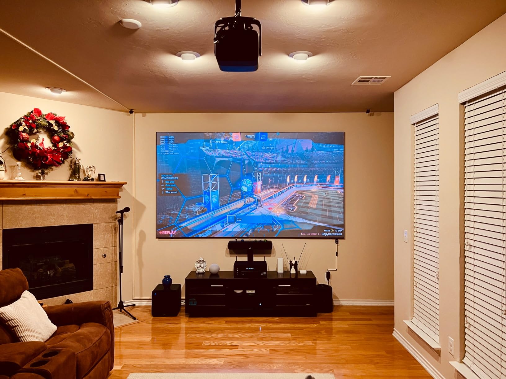 JMGO N1S Ultra 4K Triple Laser Projector , 2800 ISO Lumens, Google TV customer photo 1