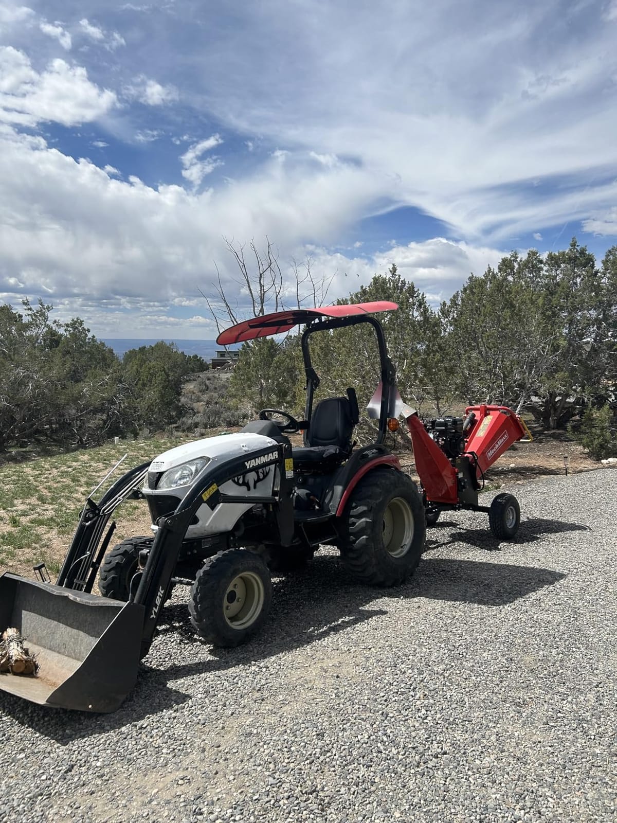 MechMaxx 4 inch Wood Chipper with DUCAR 212cc 7HP Gasoline Engine,GS650 customer photo 1