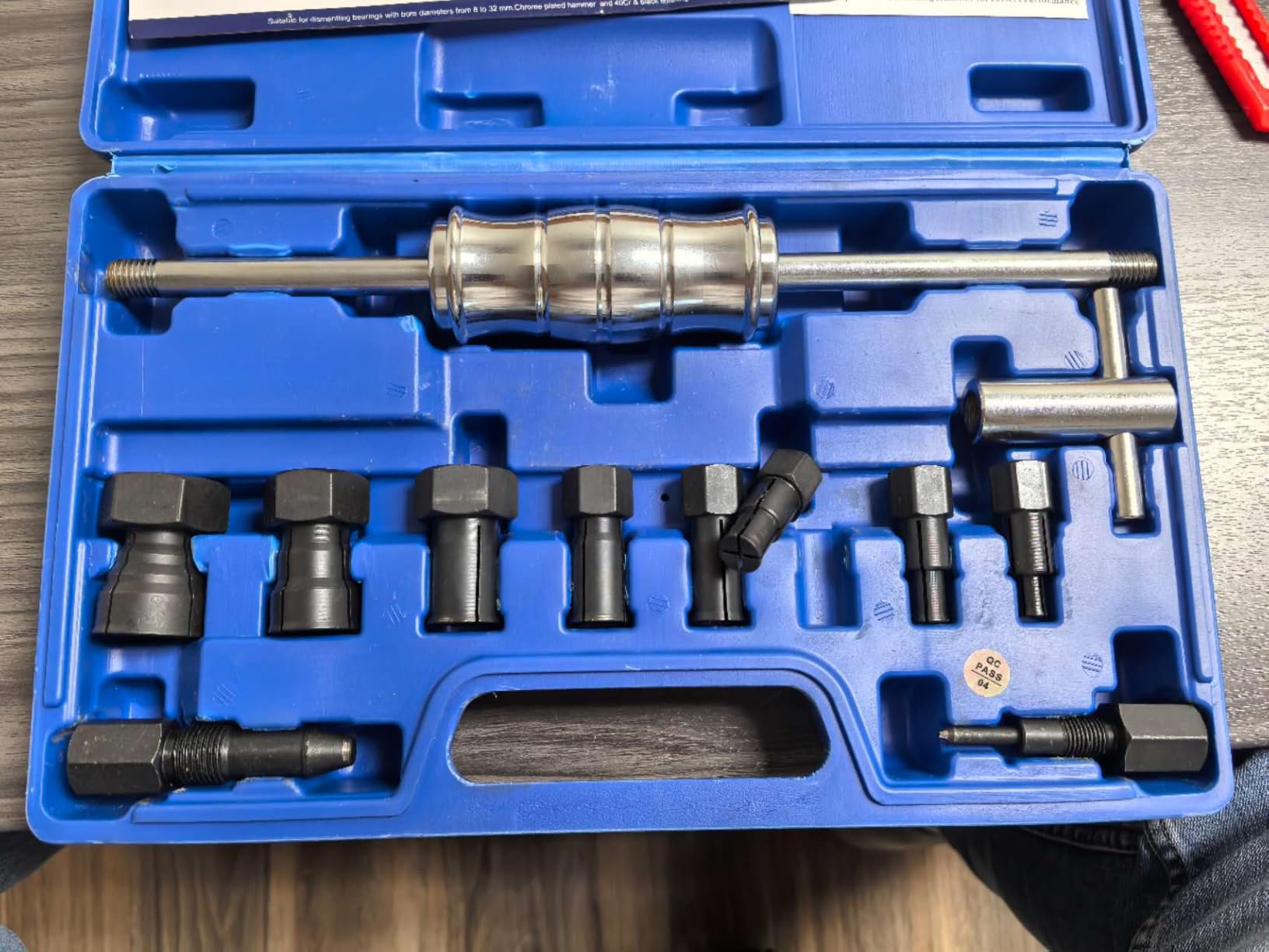 LainKeen 12pcs Blind Hole Bearing Puller Set 8-32MM with Slide Hammer customer photo 1