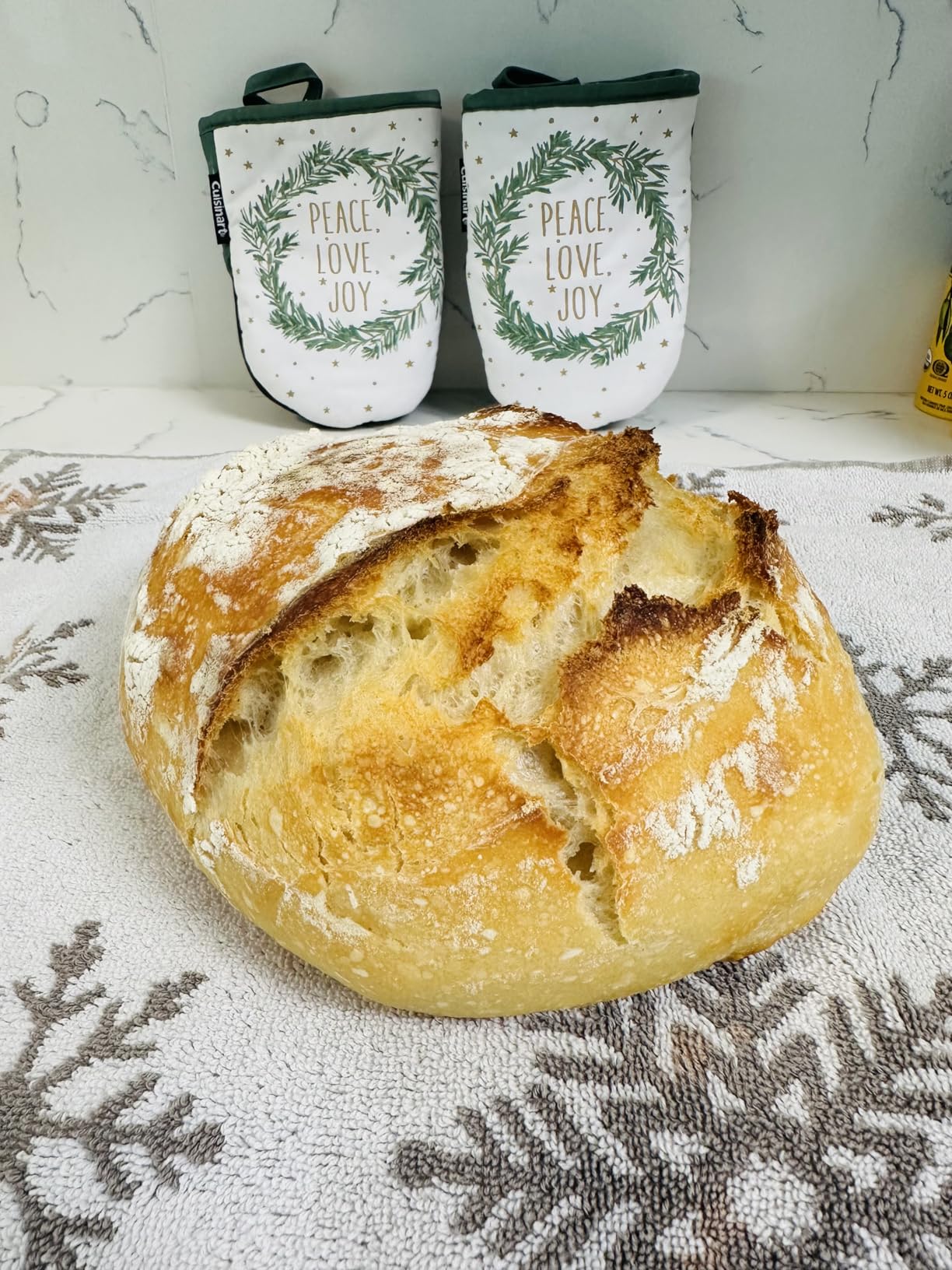 Complete Sourdough Starter Kit, Banneton Bread Proofing Basket customer photo 1