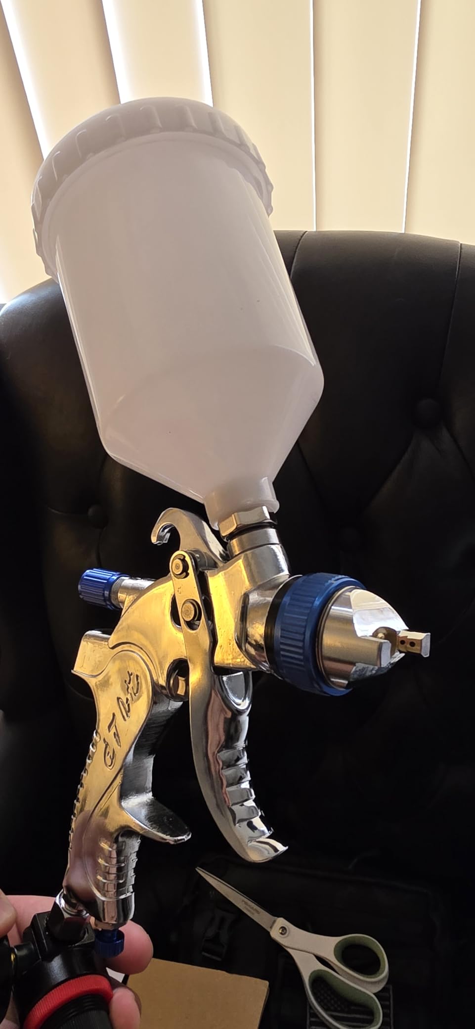 HVLP Spray Gun Kit with 1.4/1.7/2.0/2.5mm Nozzles, HVLP Air Spray Gun customer photo 1