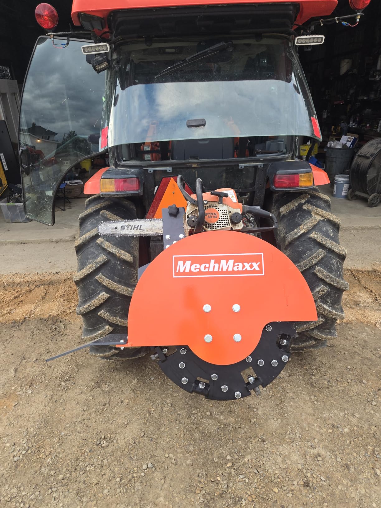 MechMaxx Heavy Duty PTO Powered Stump Root Grinder, Includes 12 Bonus Teeth customer photo 2
