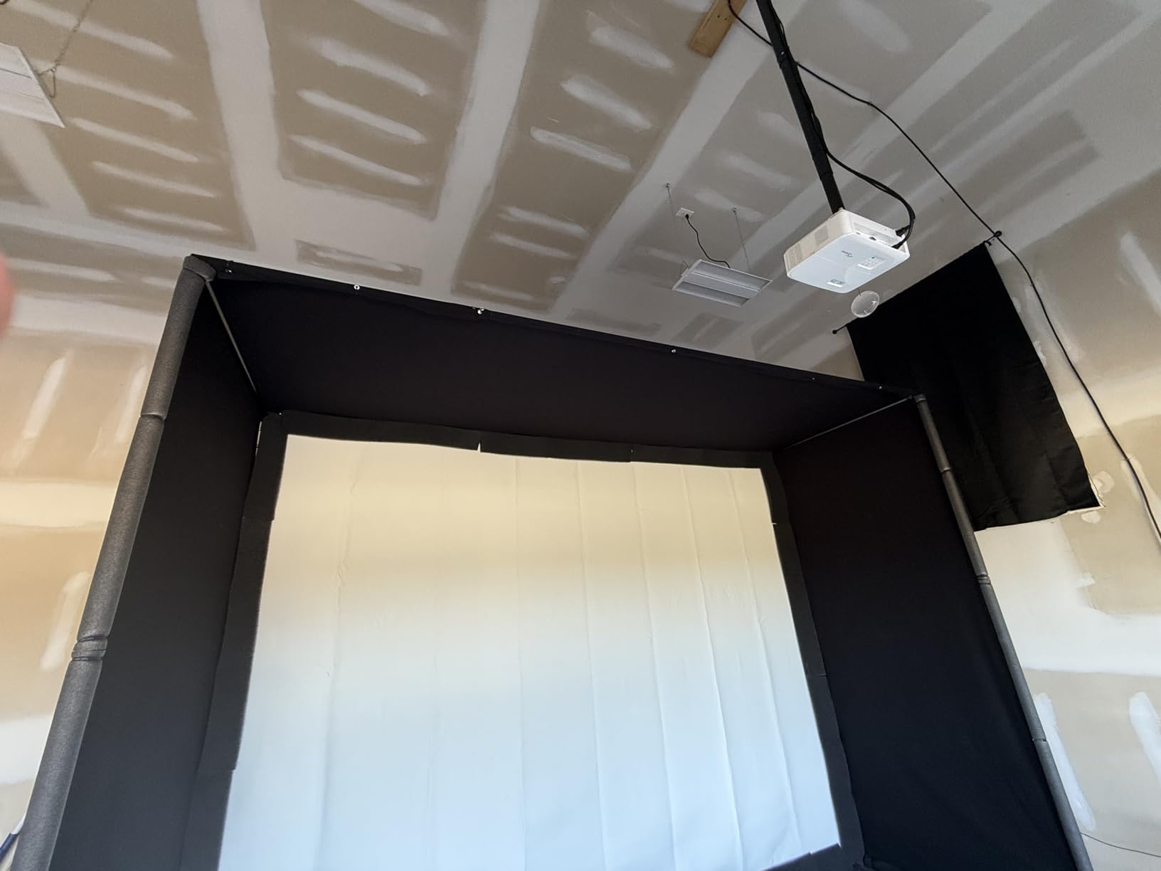Low Profile Projector Ceiling Mount, 33lb Max, Universal, 4.7