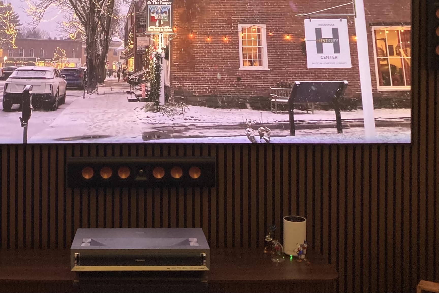 Hisense PX3-PRO Laser Cinema Triple Laser Ultra Short Throw Home Theater Projector, 80