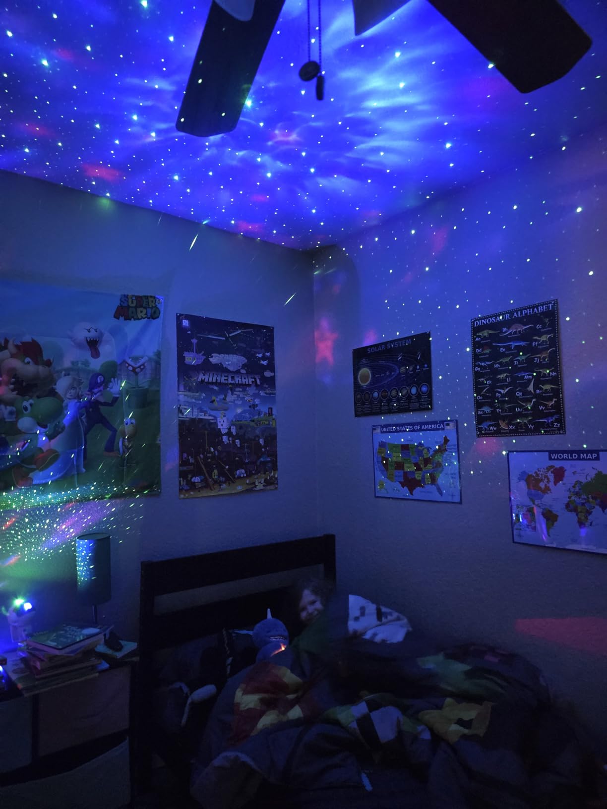 Astronaut Galaxy Projector, Star Night Light for Kids Bedroom customer photo 2