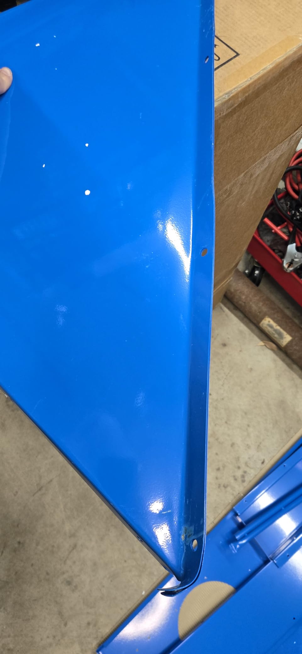 90 Gallon Sandblasting Cabinet, Blue customer photo 1